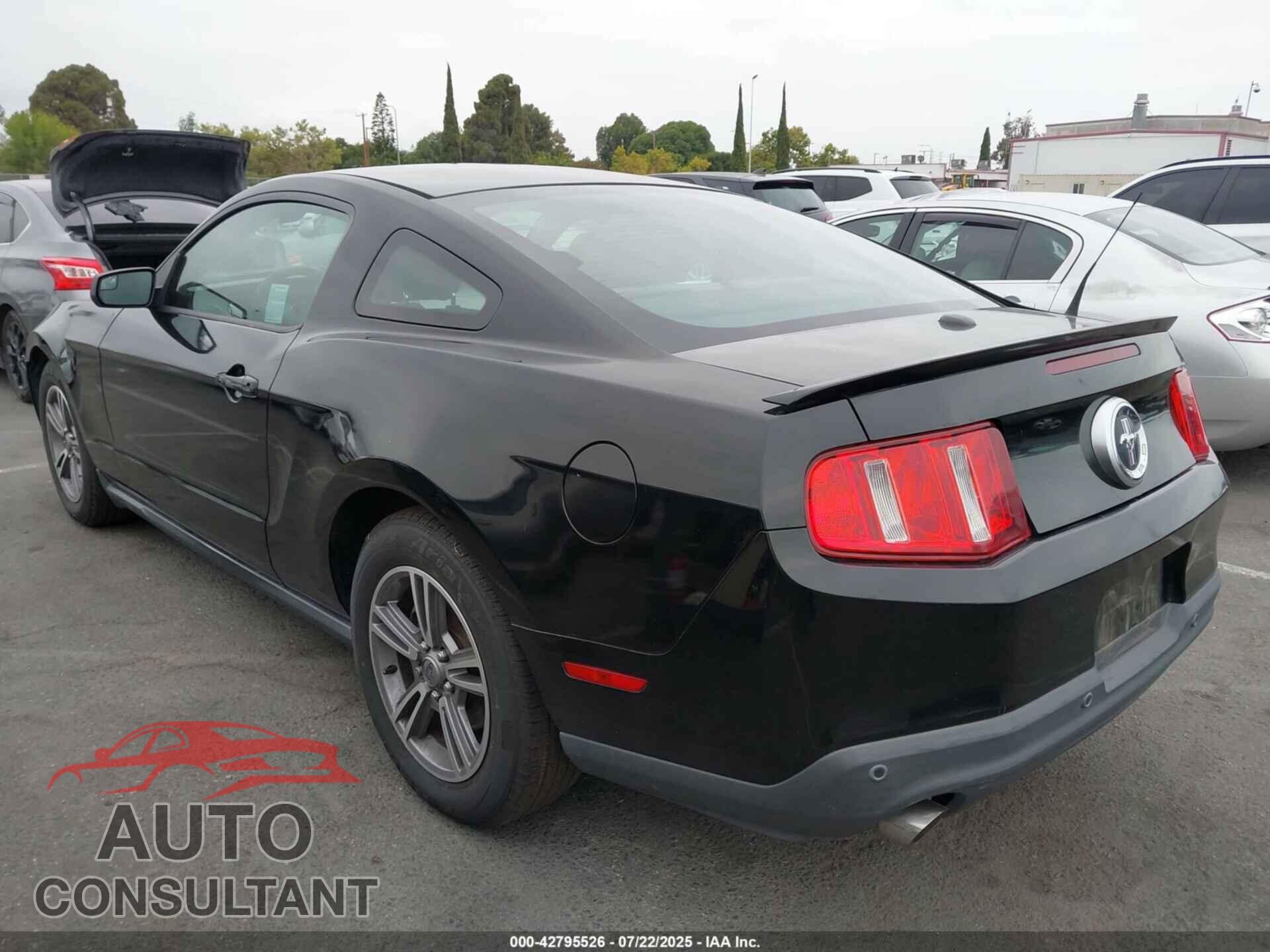 FORD MUSTANG 2012 - 1ZVBP8AM9C5273477