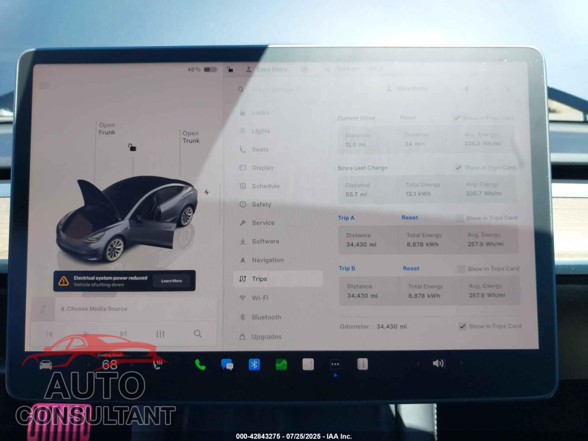 TESLA MODEL 3 2022 - 5YJ3E1EB9NF264440