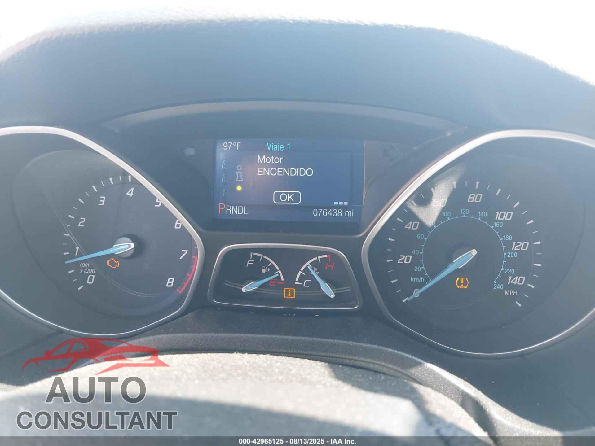 FORD FOCUS 2014 - 1FADP3F27EL186509