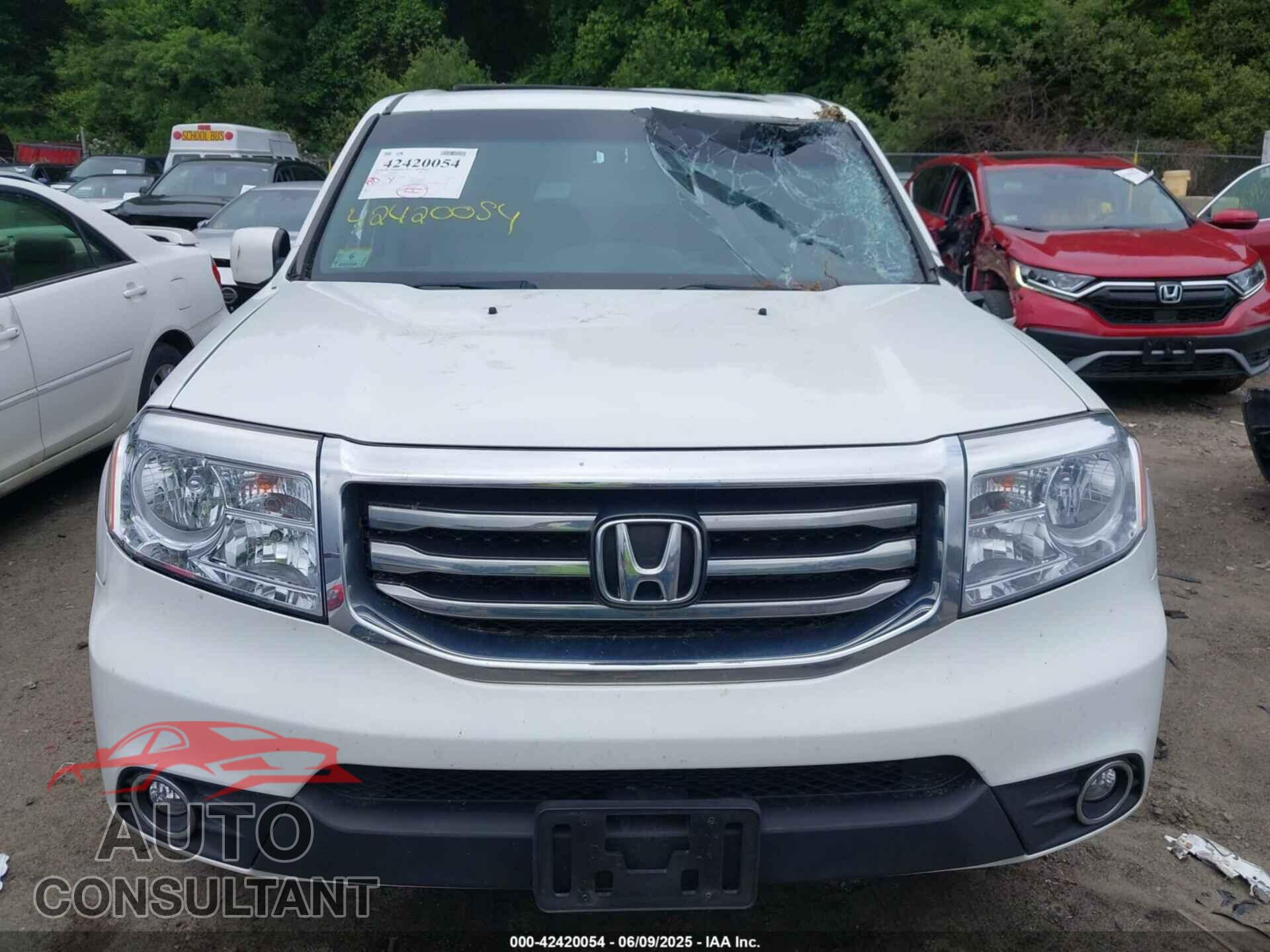 HONDA PILOT 2014 - 5FNYF4H53EB013374