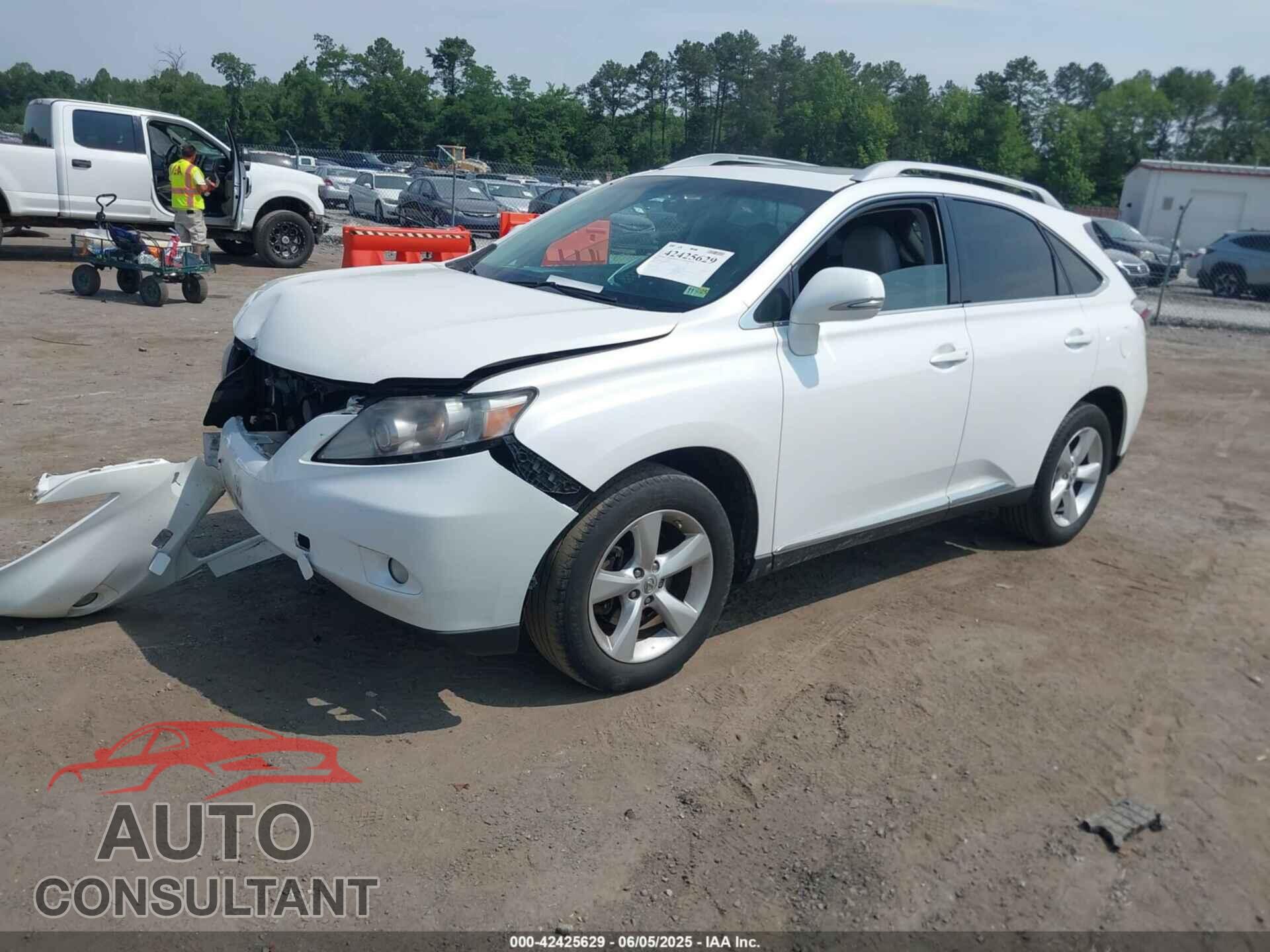 LEXUS RX 350 2011 - 2T2BK1BA8BC091182