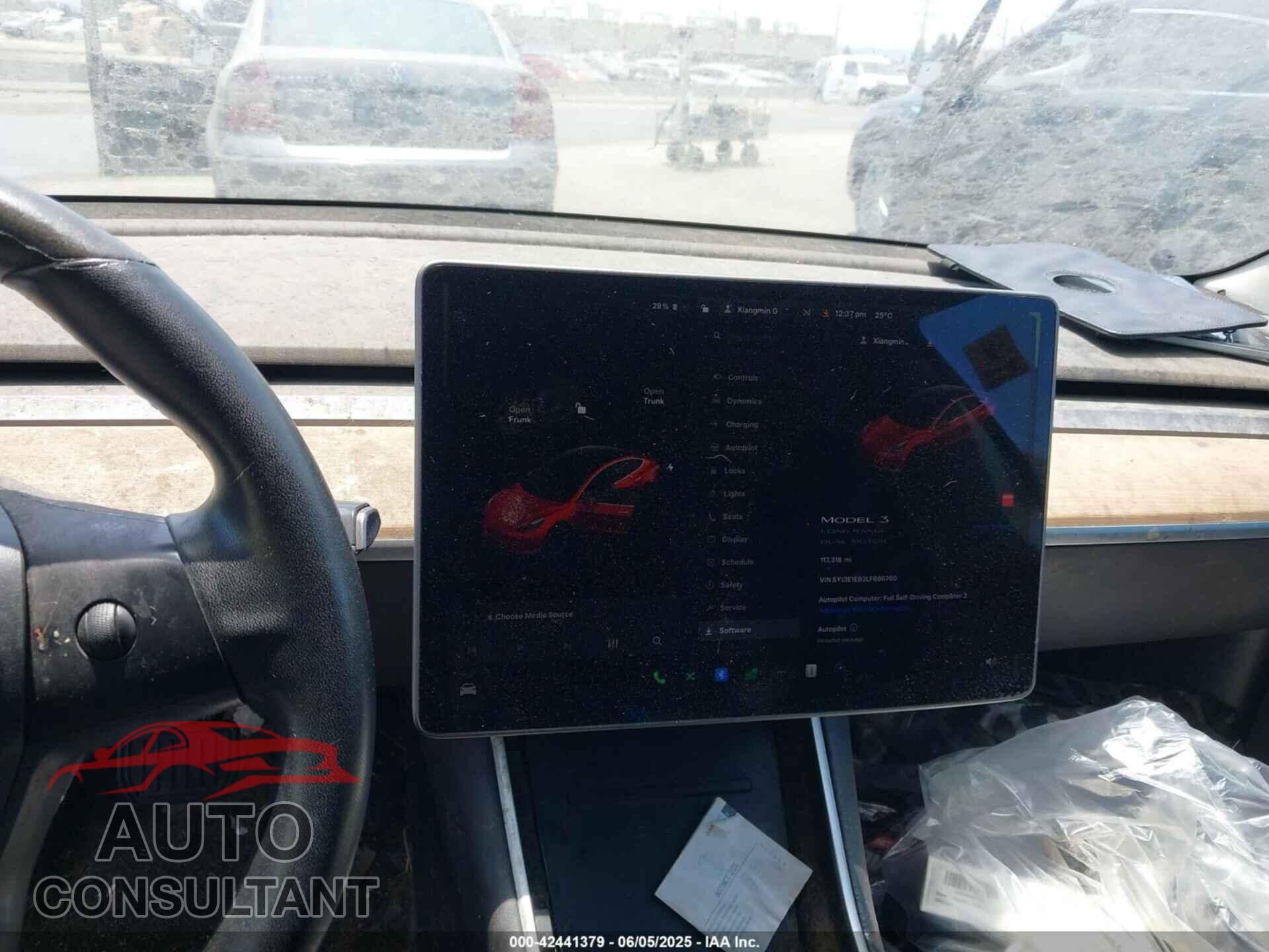 TESLA MODEL 3 2020 - 5YJ3E1EB3LF666760