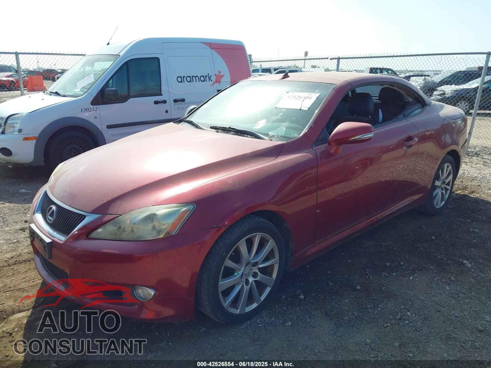LEXUS IS 250C 2010 - JTHFF2C29A2512412