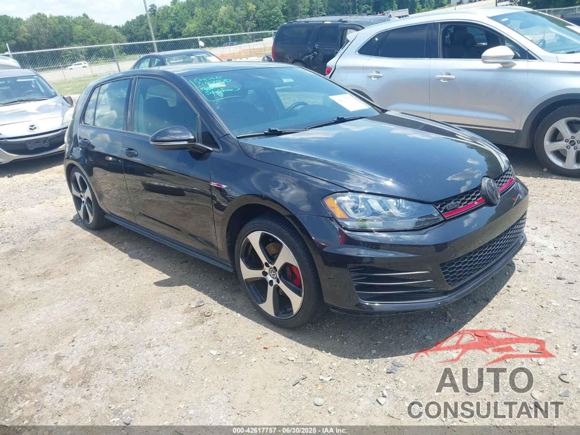 VOLKSWAGEN GOLF GTI 2017 - 3VW5T7AU7HM065344