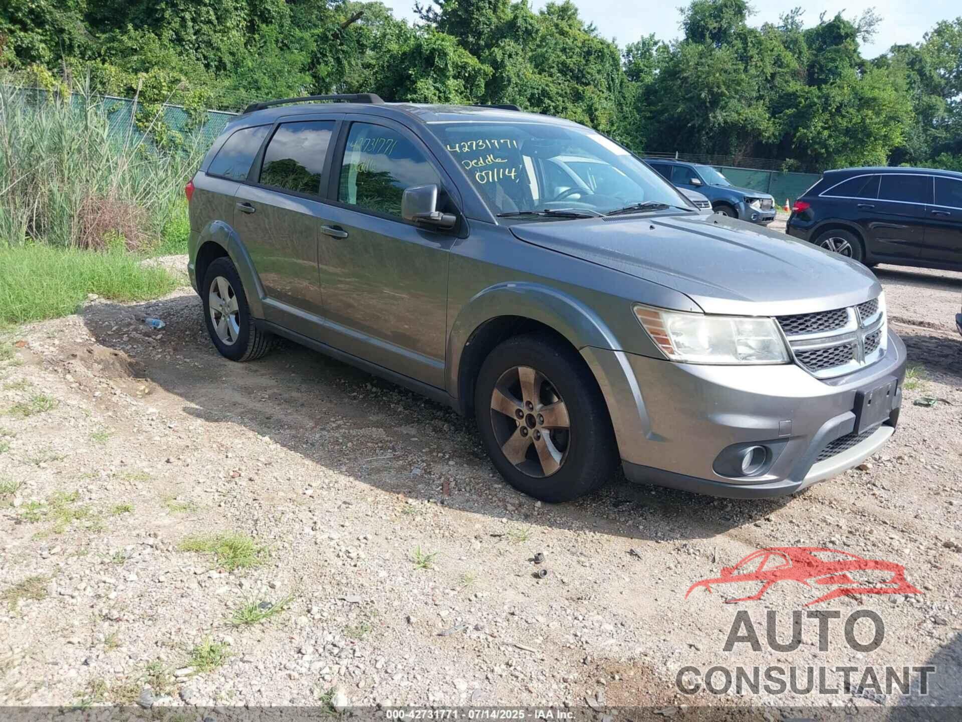 DODGE JOURNEY 2012 - 3C4PDCBG3CT310679