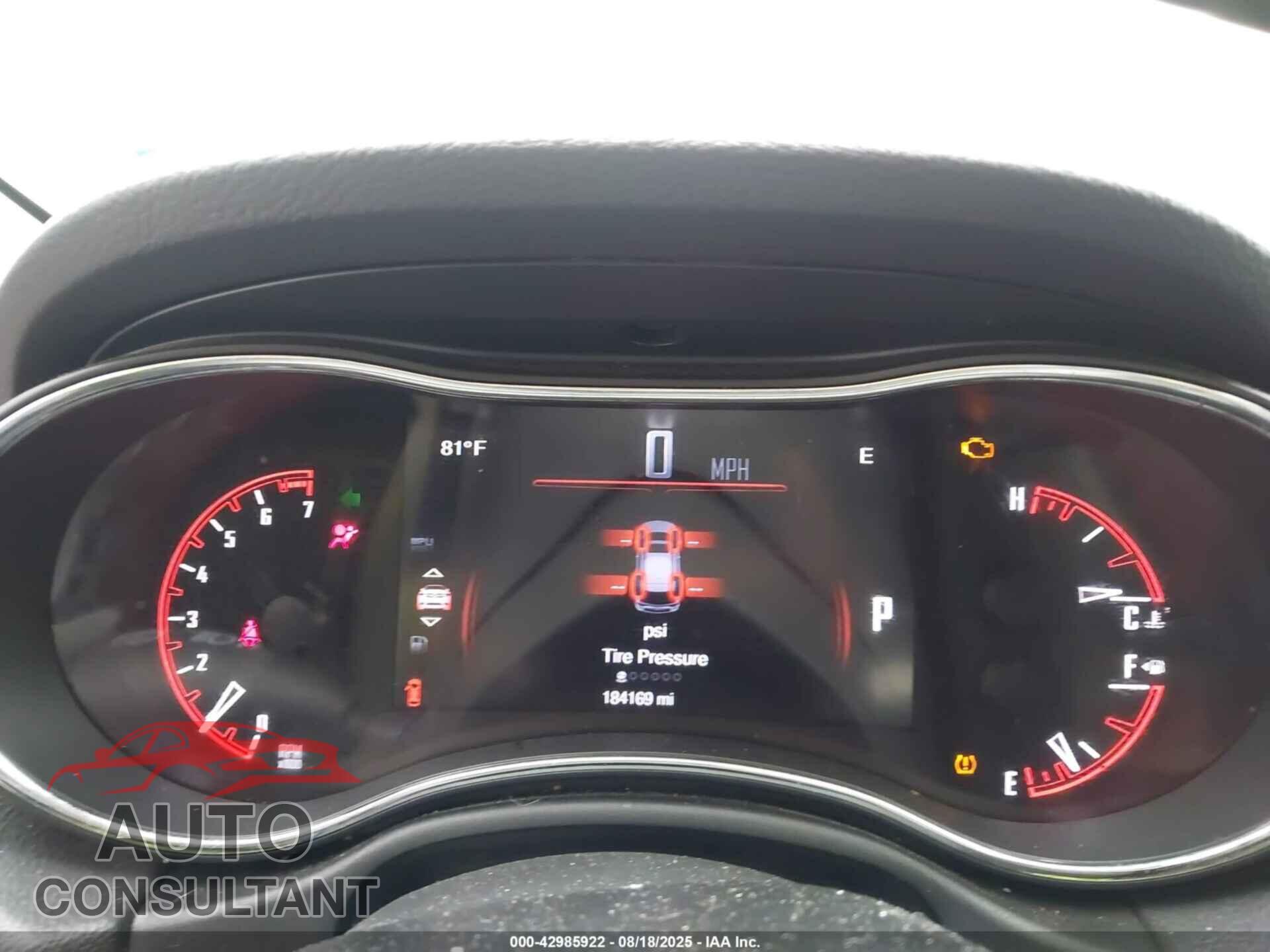 DODGE DURANGO 2015 - 1C4RDHDG7FC244401