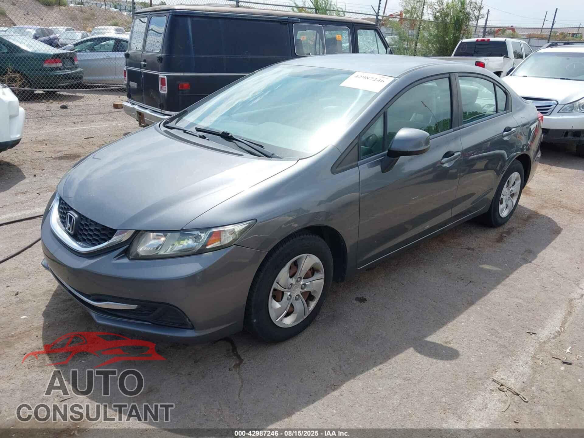 HONDA CIVIC 2013 - 19XFB2F54DE088762