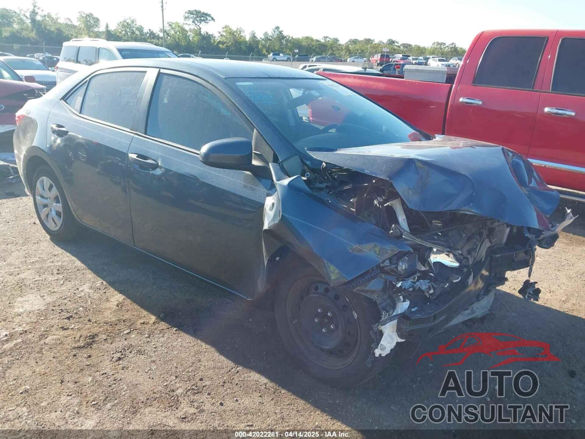 TOYOTA COROLLA 2016 - 2T1BURHE1GC644544