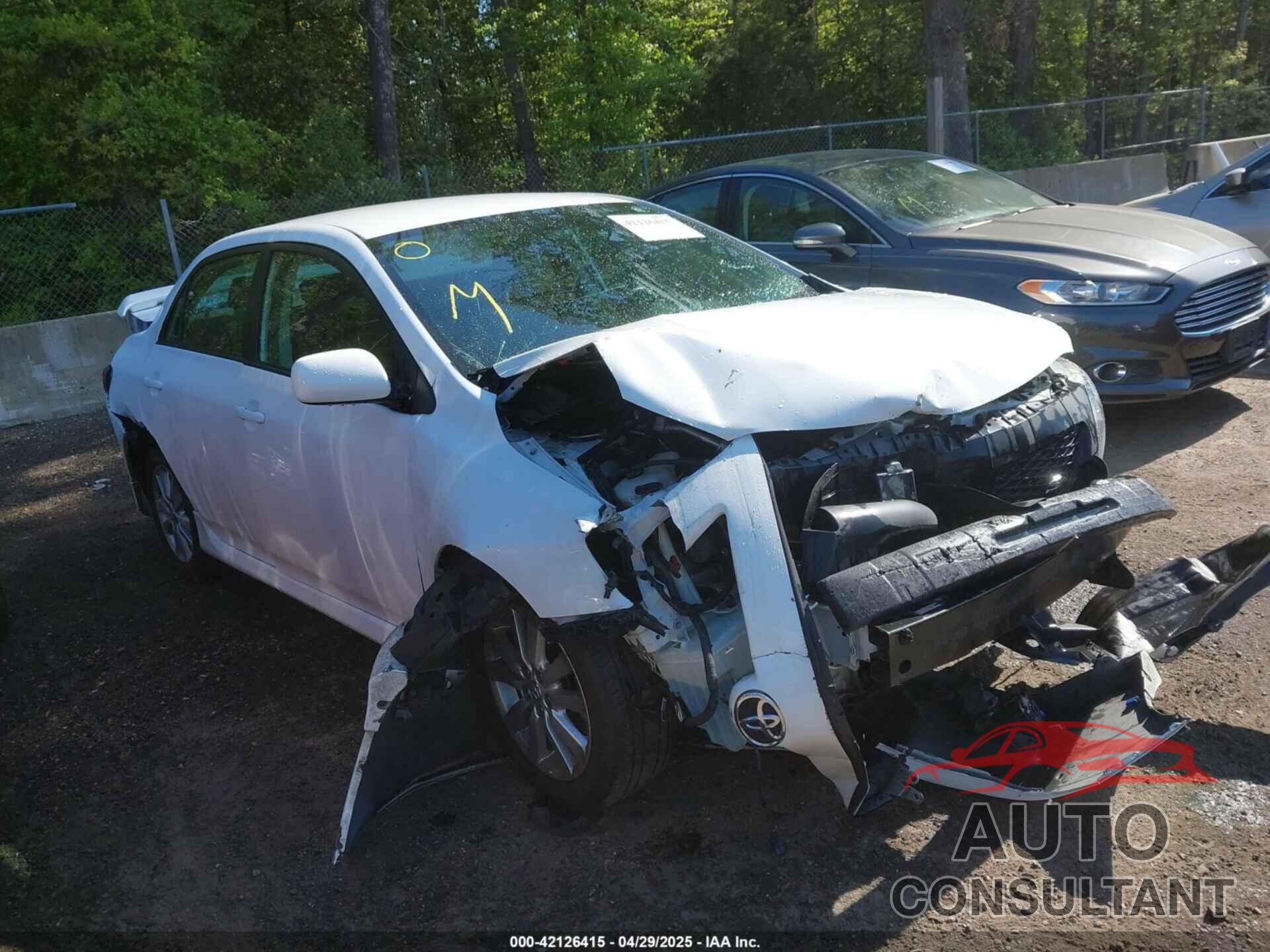 TOYOTA COROLLA 2009 - 2T1BU40EX9C121640