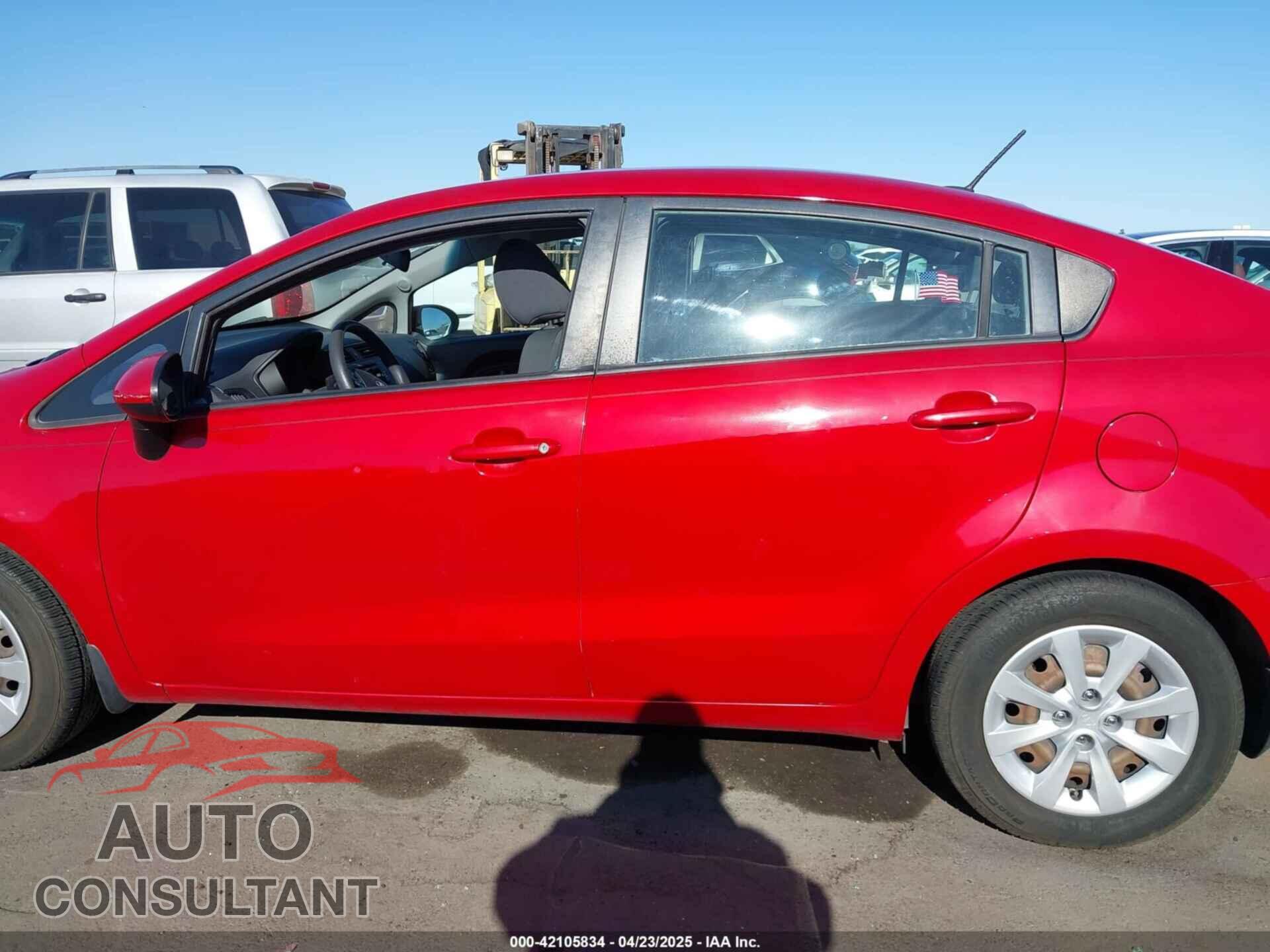 KIA RIO 2013 - KNADN4A36D6194939