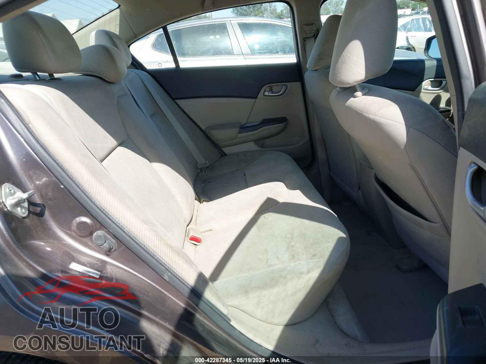 HONDA CIVIC 2012 - 19XFB2F55CE349914