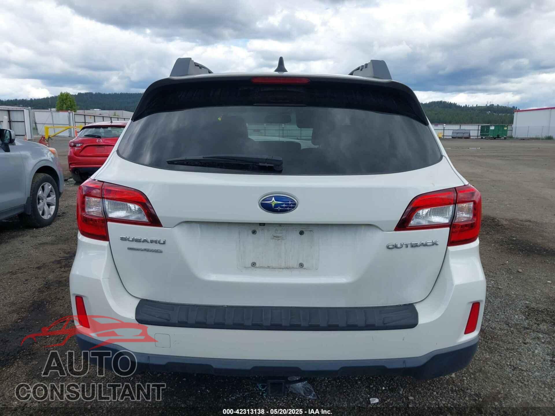 SUBARU OUTBACK 2016 - 4S4BSBLC8G3295180