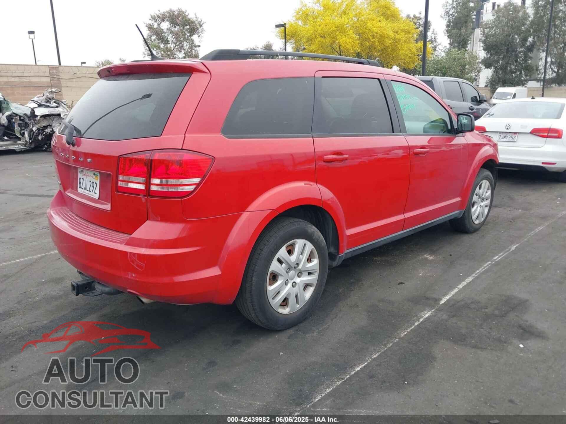 DODGE JOURNEY 2016 - 3C4PDCAB1GT237887