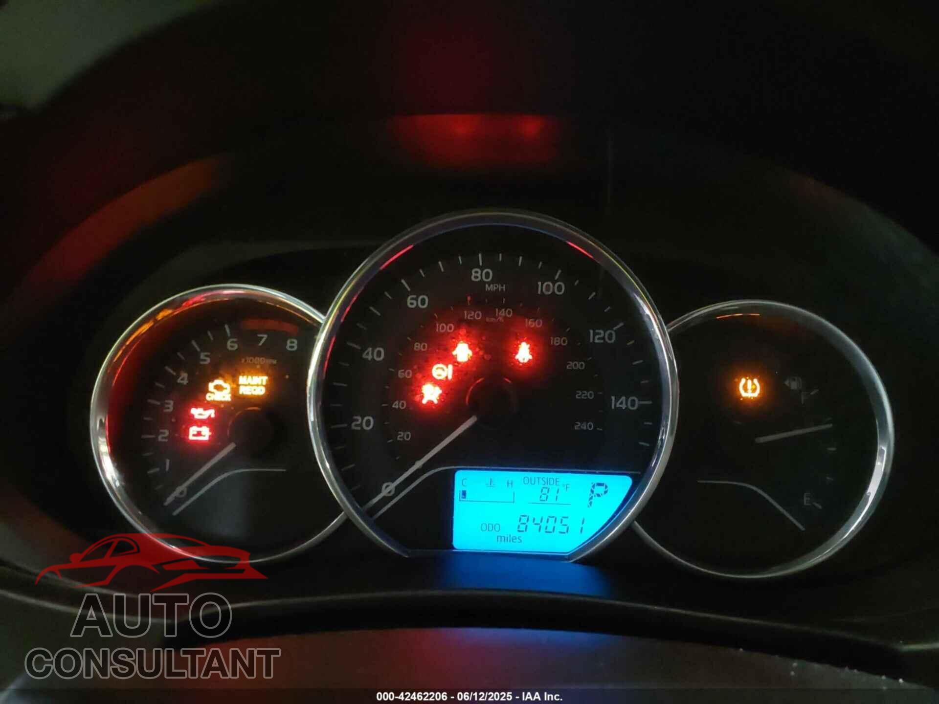 TOYOTA COROLLA 2016 - 2T1BURHE9GC565364
