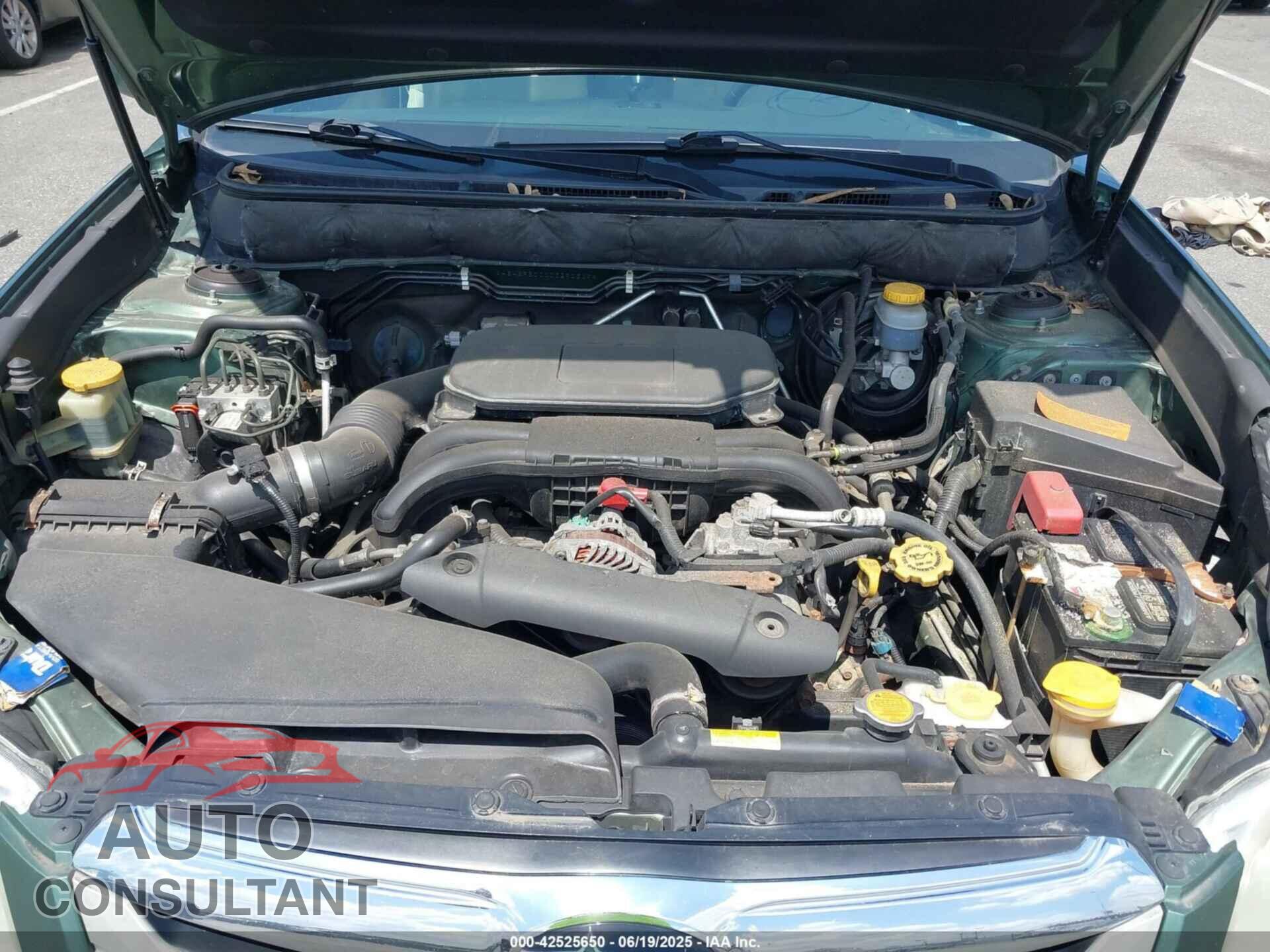 SUBARU OUTBACK 2012 - 4S4BRBCCXC3290309