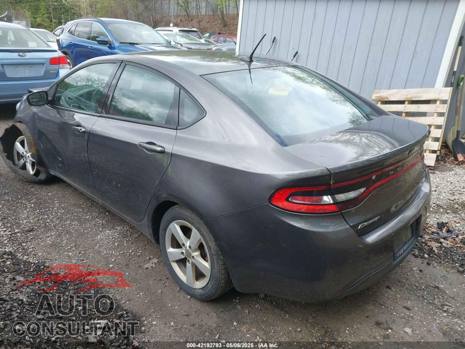 DODGE DART 2015 - 1C3CDFBB3FD243410