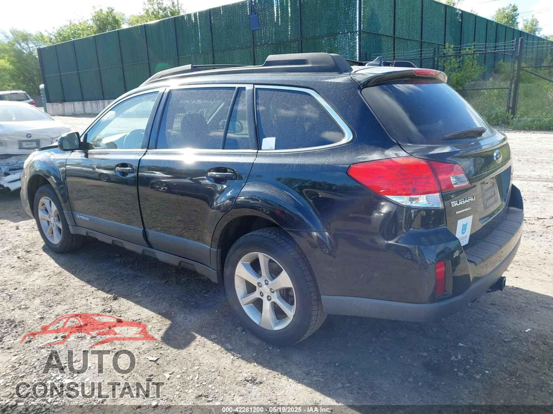 SUBARU OUTBACK 2014 - 4S4BRBKC7E3249608