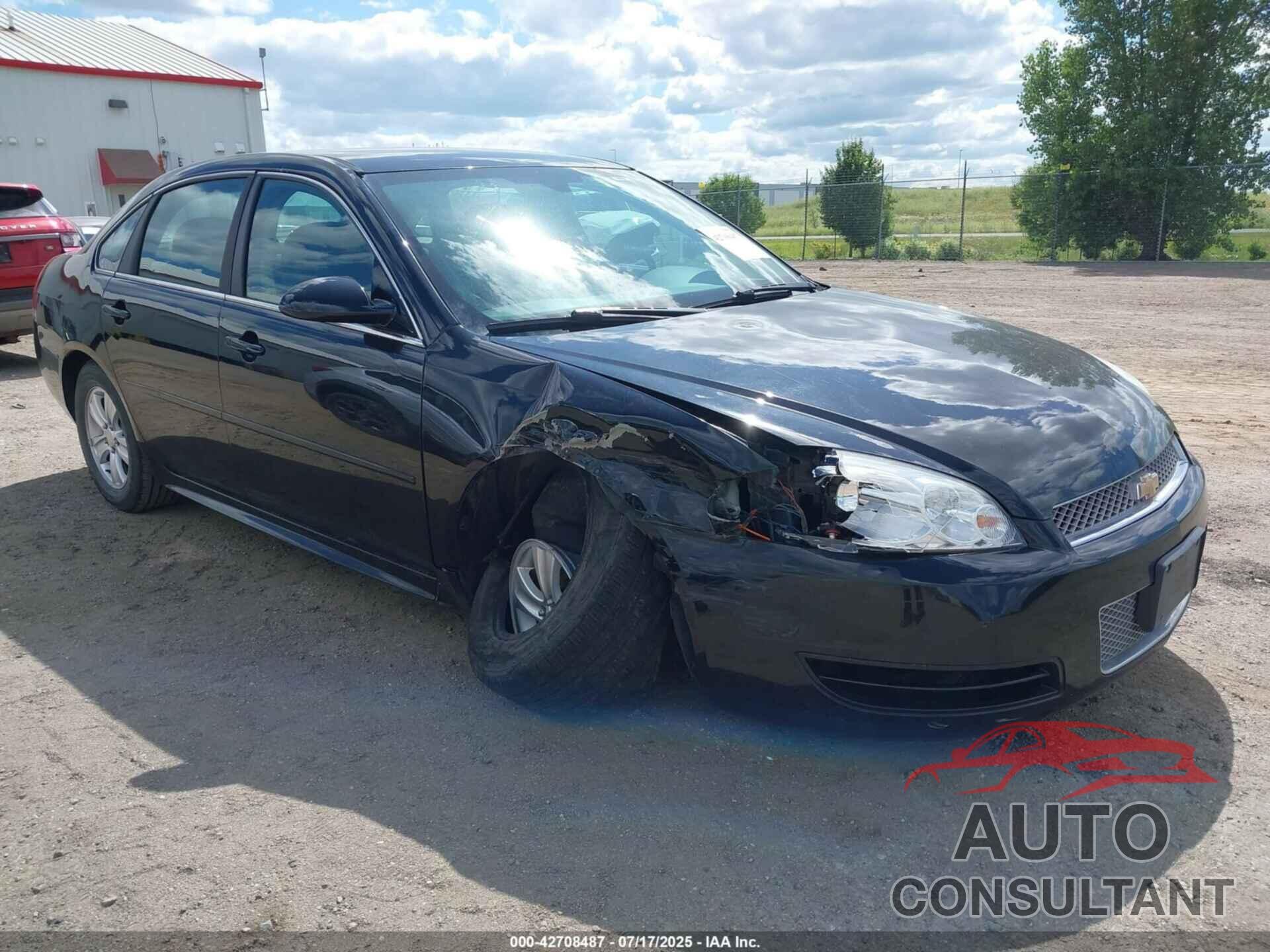 CHEVROLET IMPALA 2012 - 2G1WF5E39C1230243