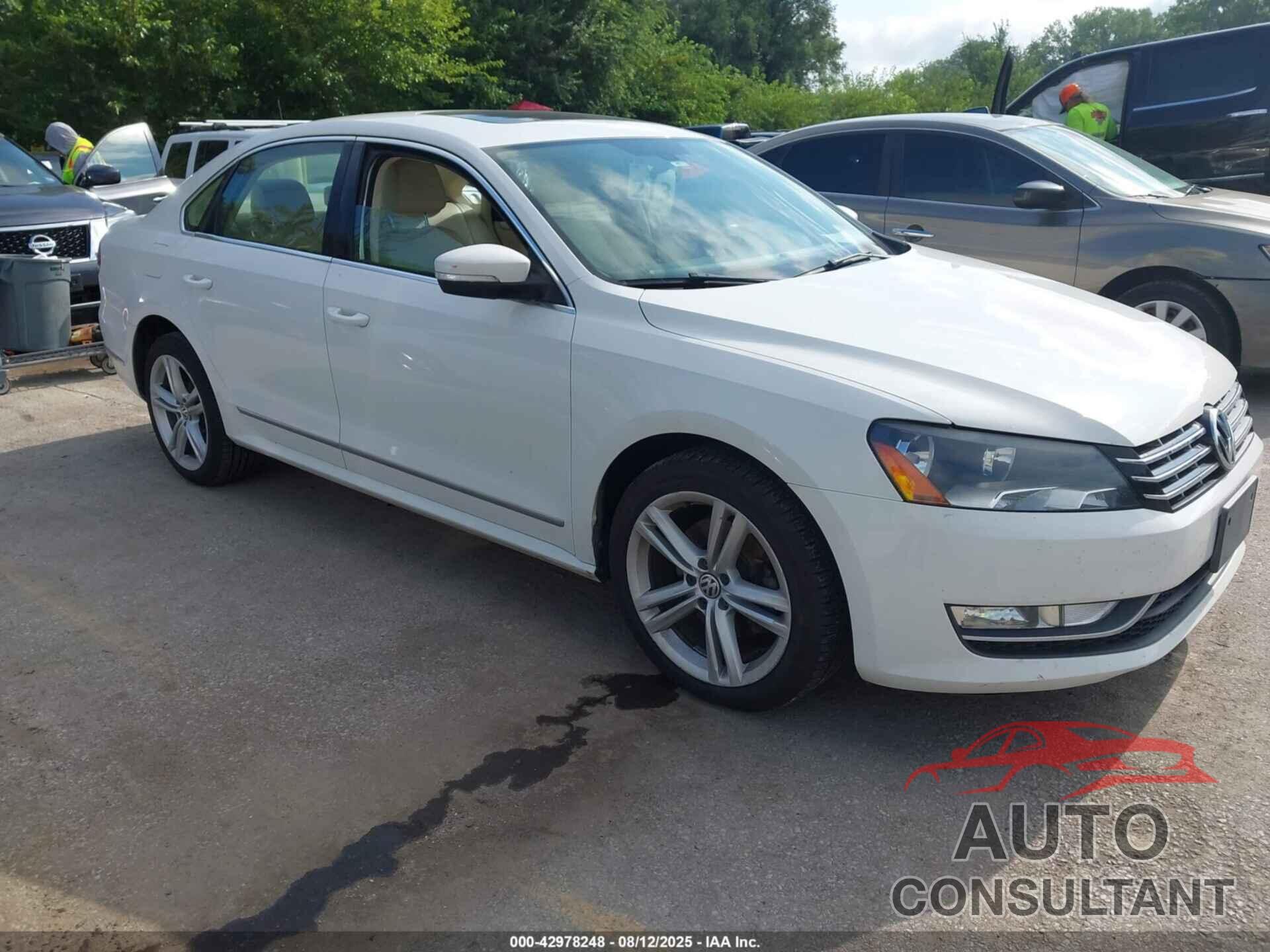 VOLKSWAGEN PASSAT 2013 - 1VWBN7A36DC093443