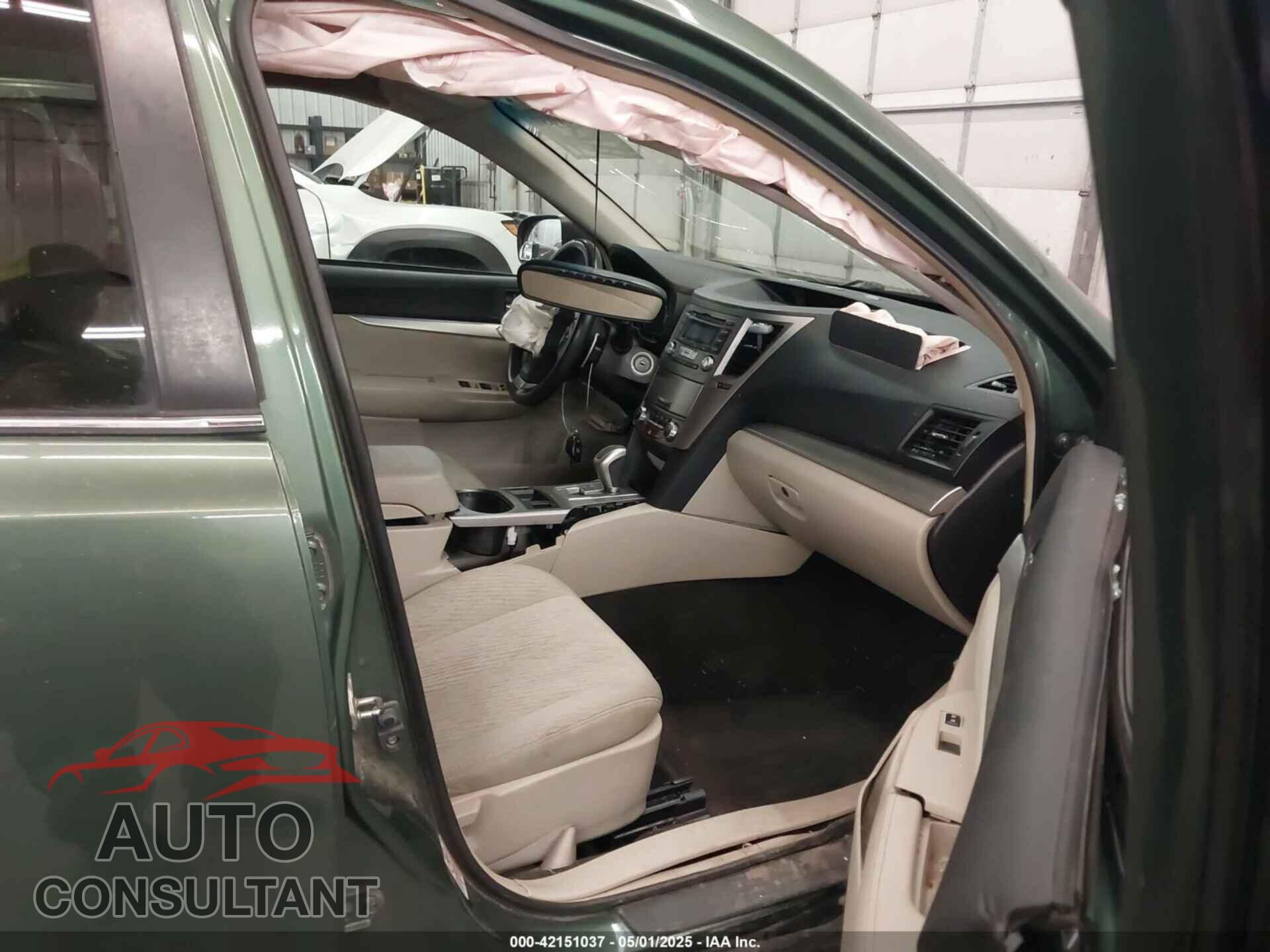 SUBARU OUTBACK 2012 - 4S4BRCCC5C3218231