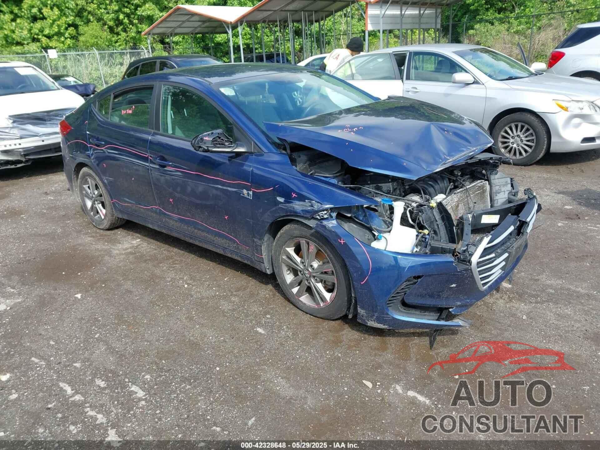 HYUNDAI ELANTRA 2017 - 5NPD84LF4HH067944