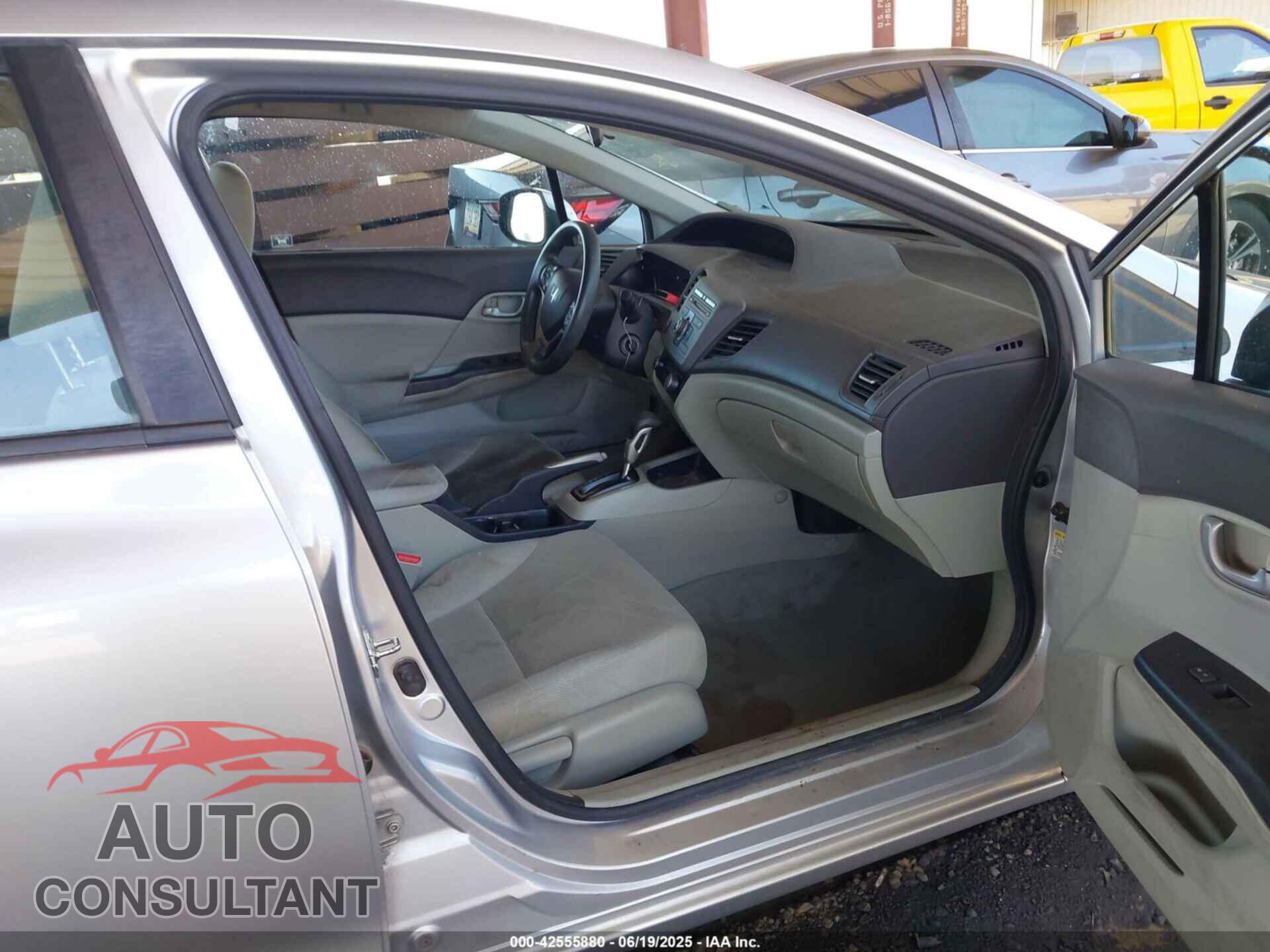 HONDA CIVIC 2012 - 19XFB2F51CE334097