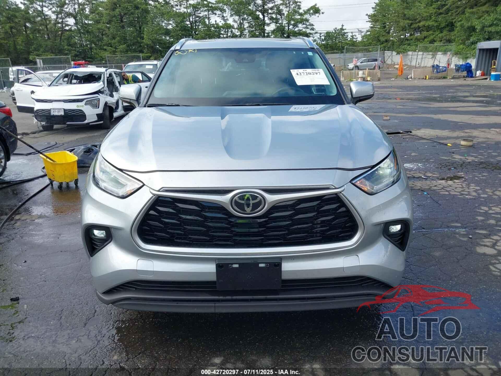 TOYOTA HIGHLANDER 2021 - 5TDGZRBH7MS160455