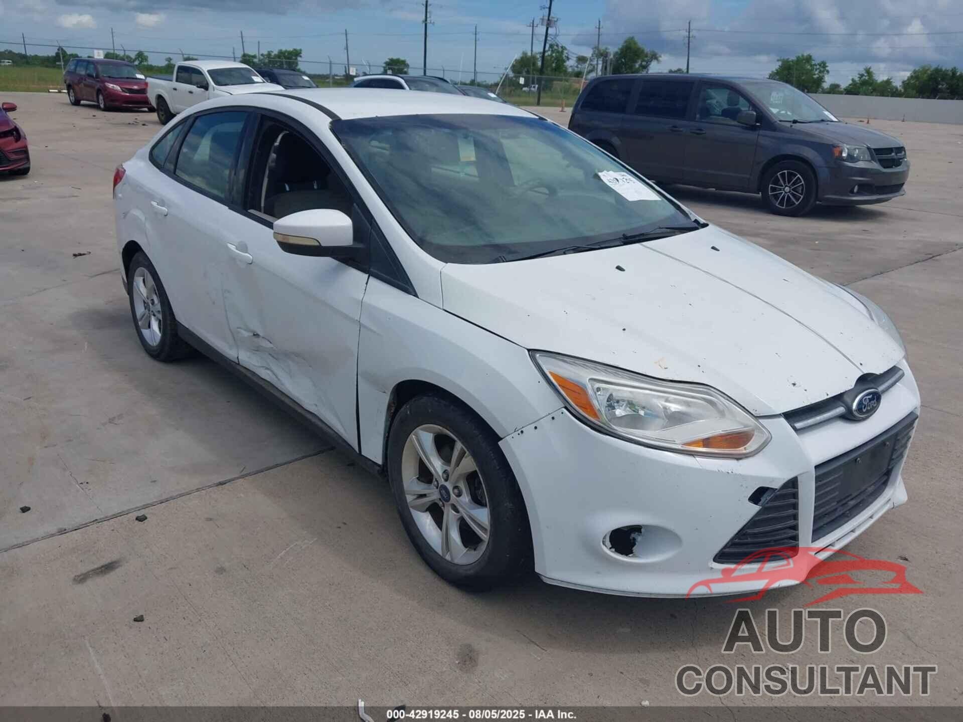 FORD FOCUS 2013 - 1FADP3F2XDL126707