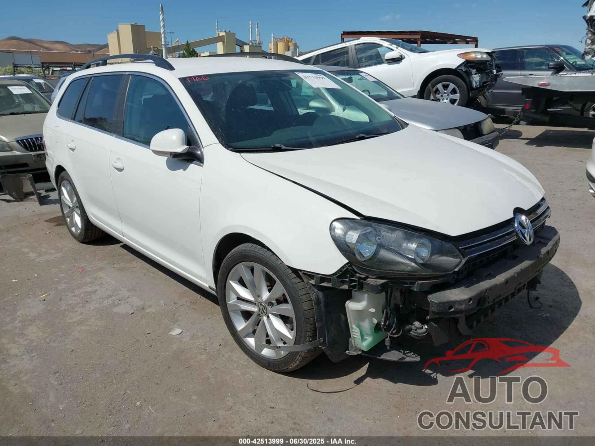 VOLKSWAGEN JETTA SPORTWAGEN 2013 - 3VWPL7AJ4DM628875
