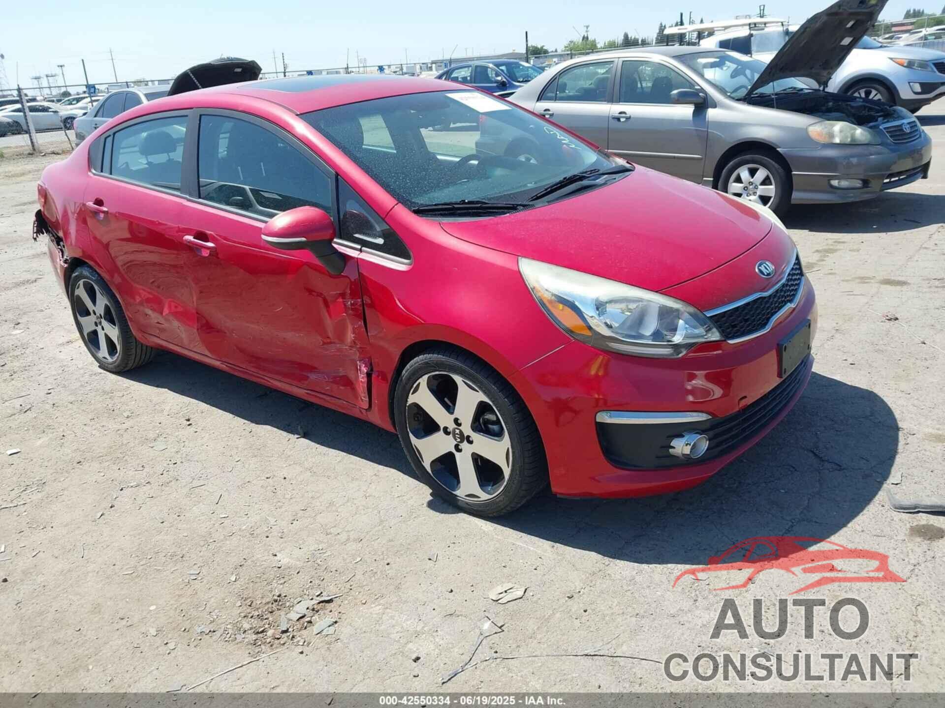 KIA RIO 2016 - KNADN4A35G6669629