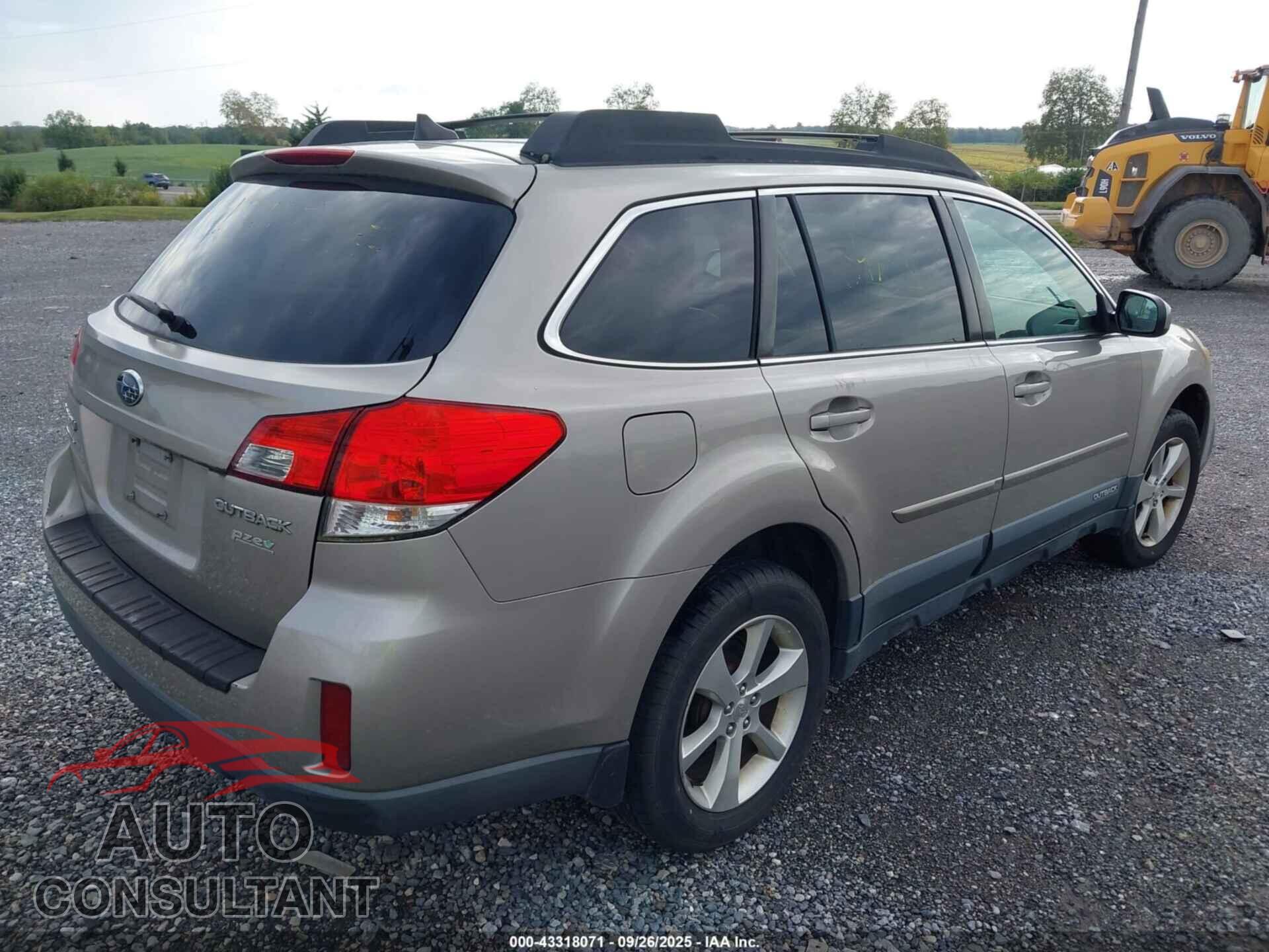 SUBARU OUTBACK 2014 - 4S4BRBLC4E3318513