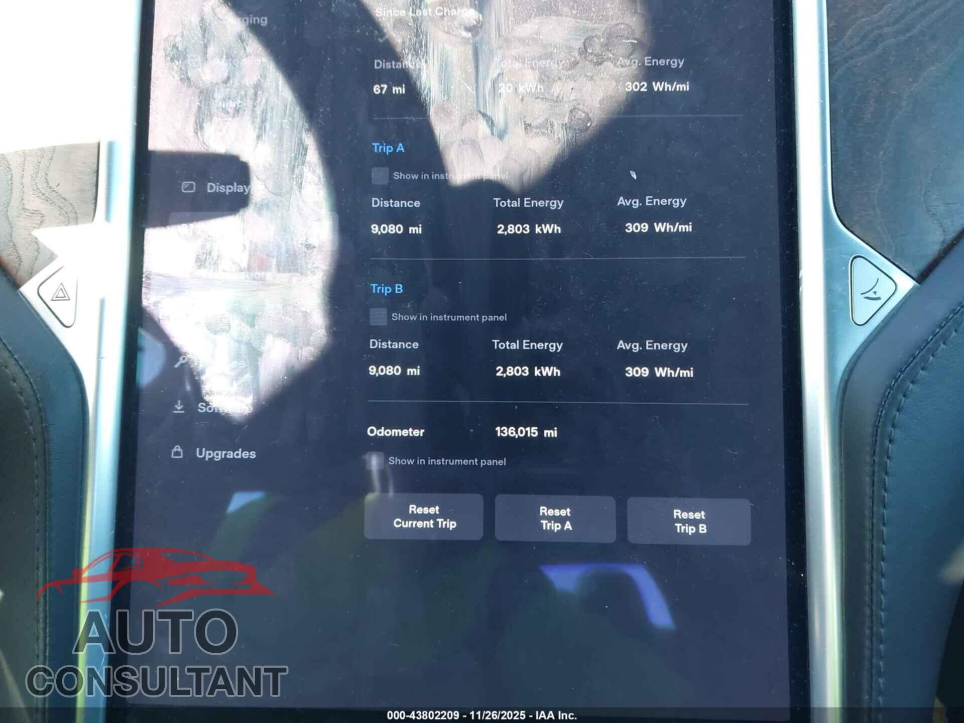 TESLA MODEL S 2017 - 5YJSA1E16HF217627