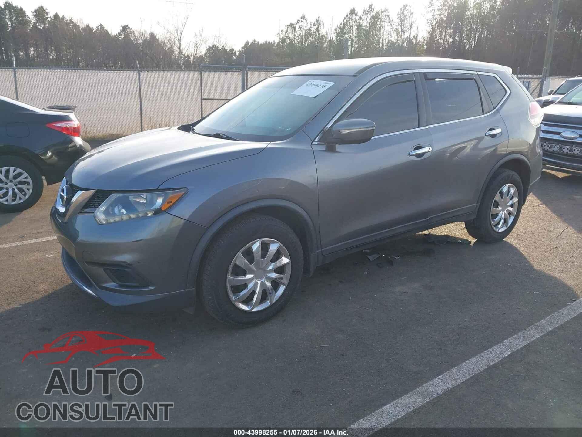 NISSAN ROGUE 2015 - KNMAT2MT2FP589550