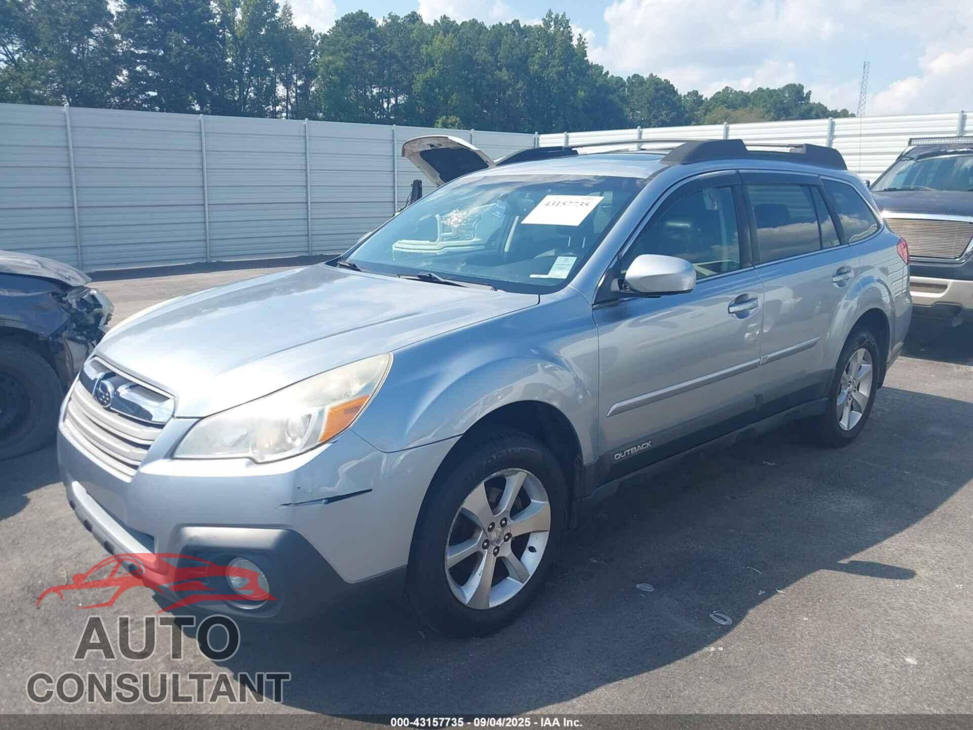 SUBARU OUTBACK 2014 - 4S4BRBLC0E3328522