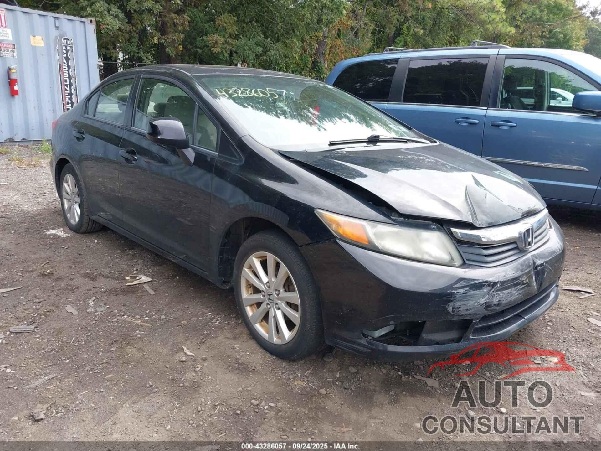 HONDA CIVIC 2012 - 19XFB2F82CE322356