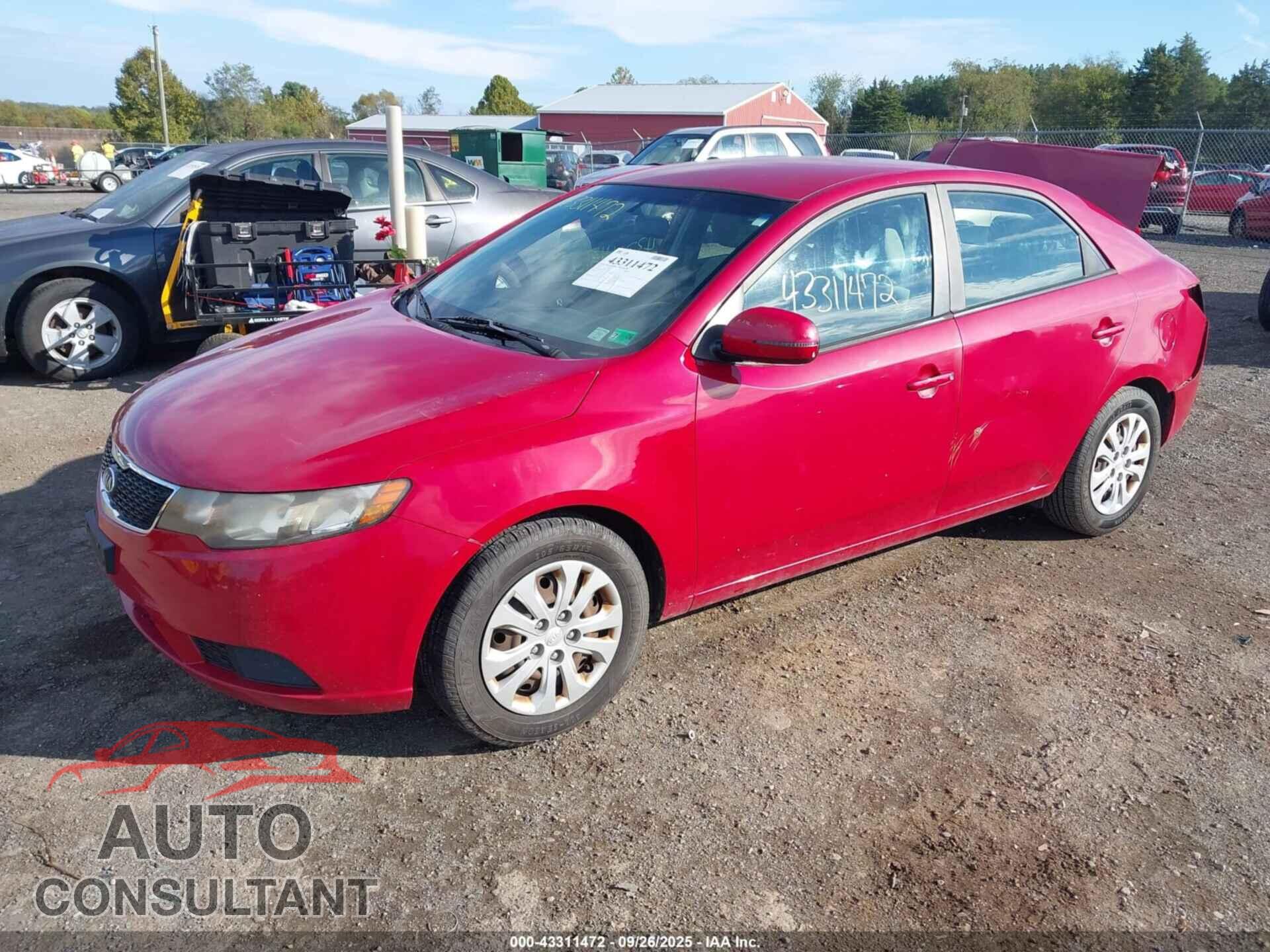 KIA FORTE 2013 - KNAFU4A2XD5728159