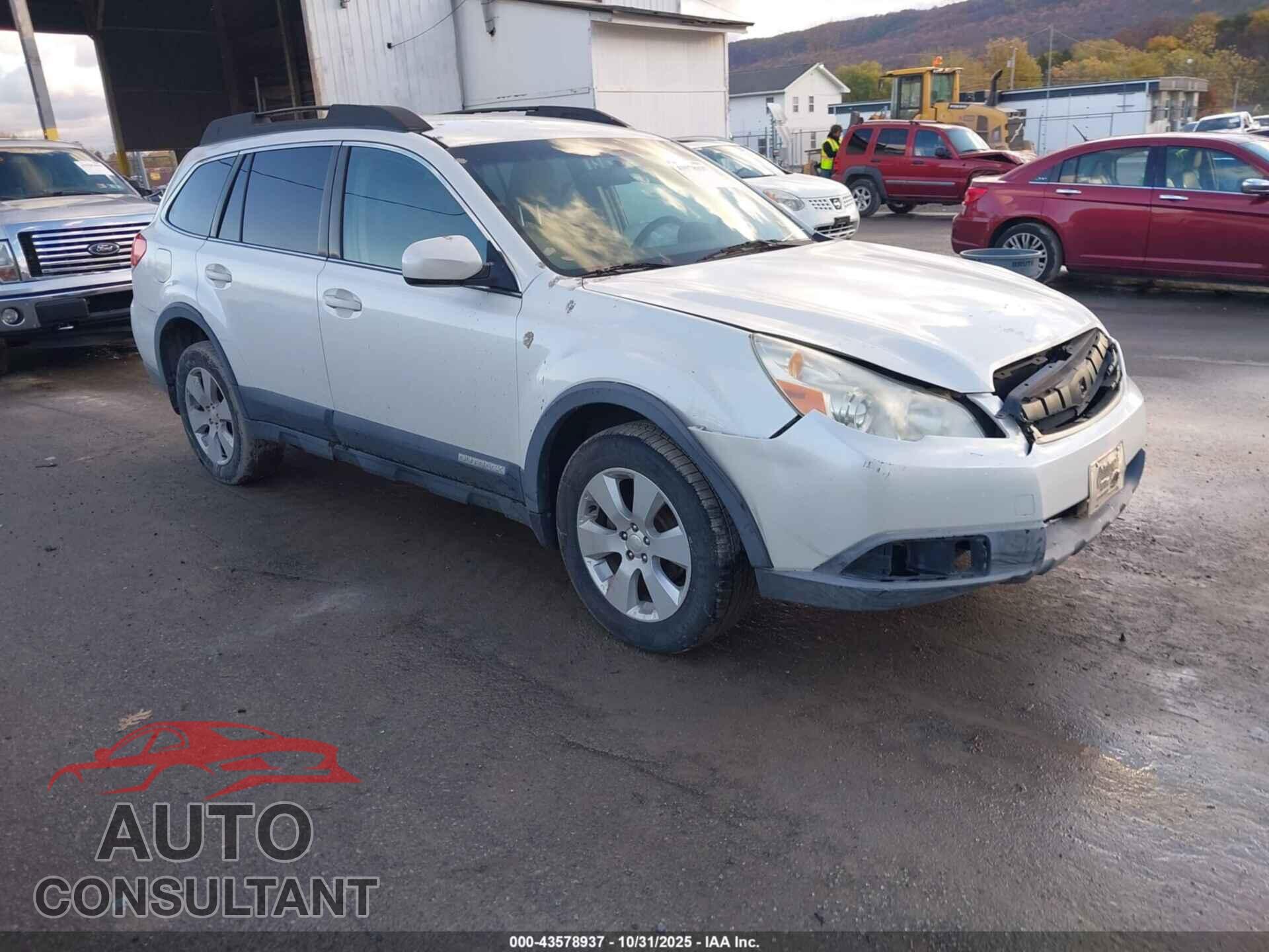 SUBARU OUTBACK 2011 - 4S4BRBBC5B3320459