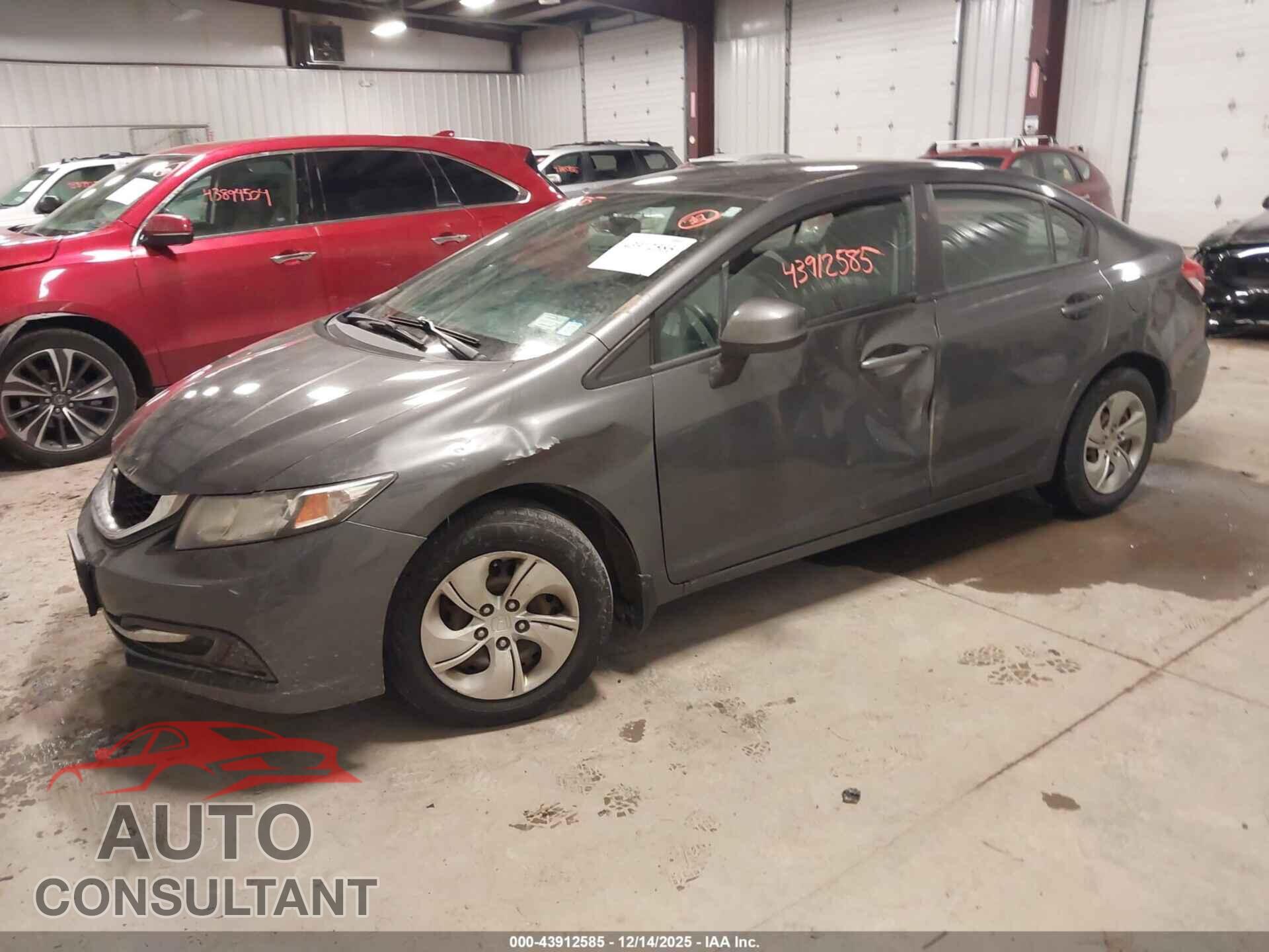 HONDA CIVIC 2013 - 2HGFB2F59DH578331