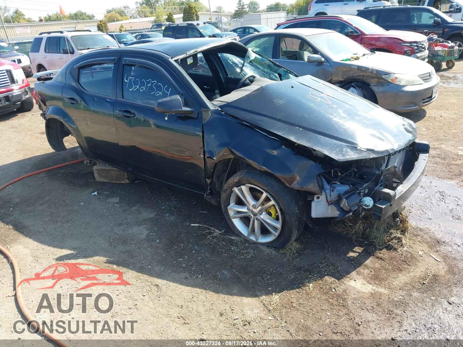 DODGE AVENGER 2012 - 1C3CDZAG0CN287420