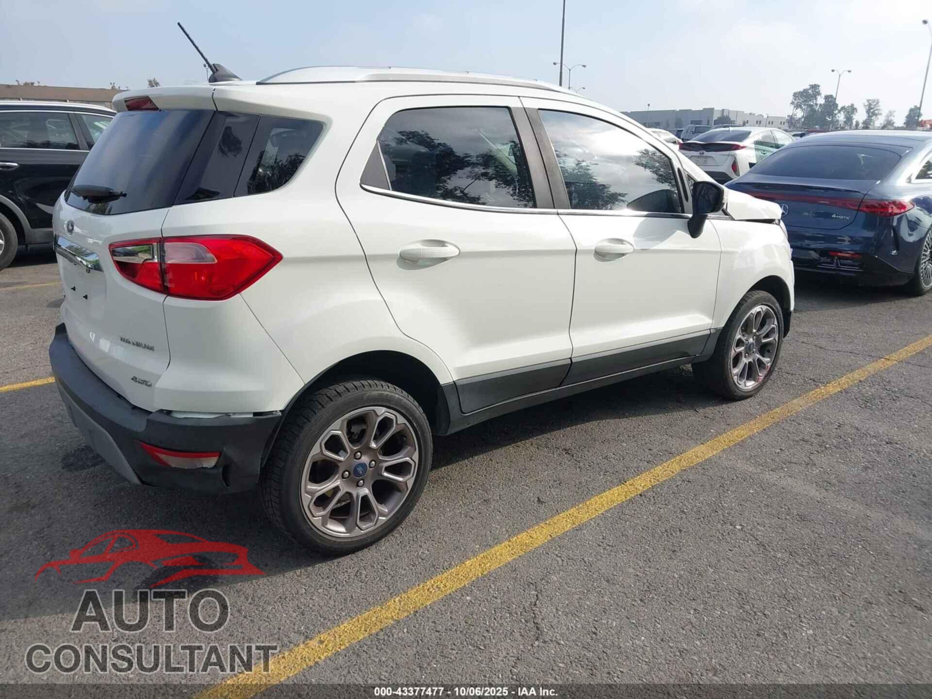 FORD ECOSPORT 2019 - MAJ6S3KL4KC307708