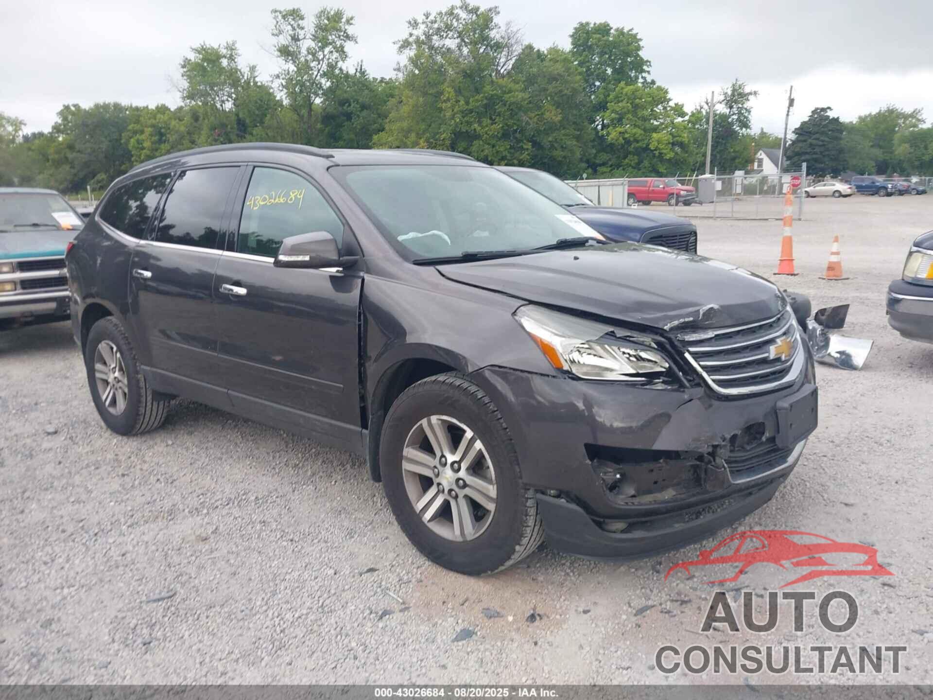 CHEVROLET TRAVERSE 2015 - 1GNKRGKD7FJ192812
