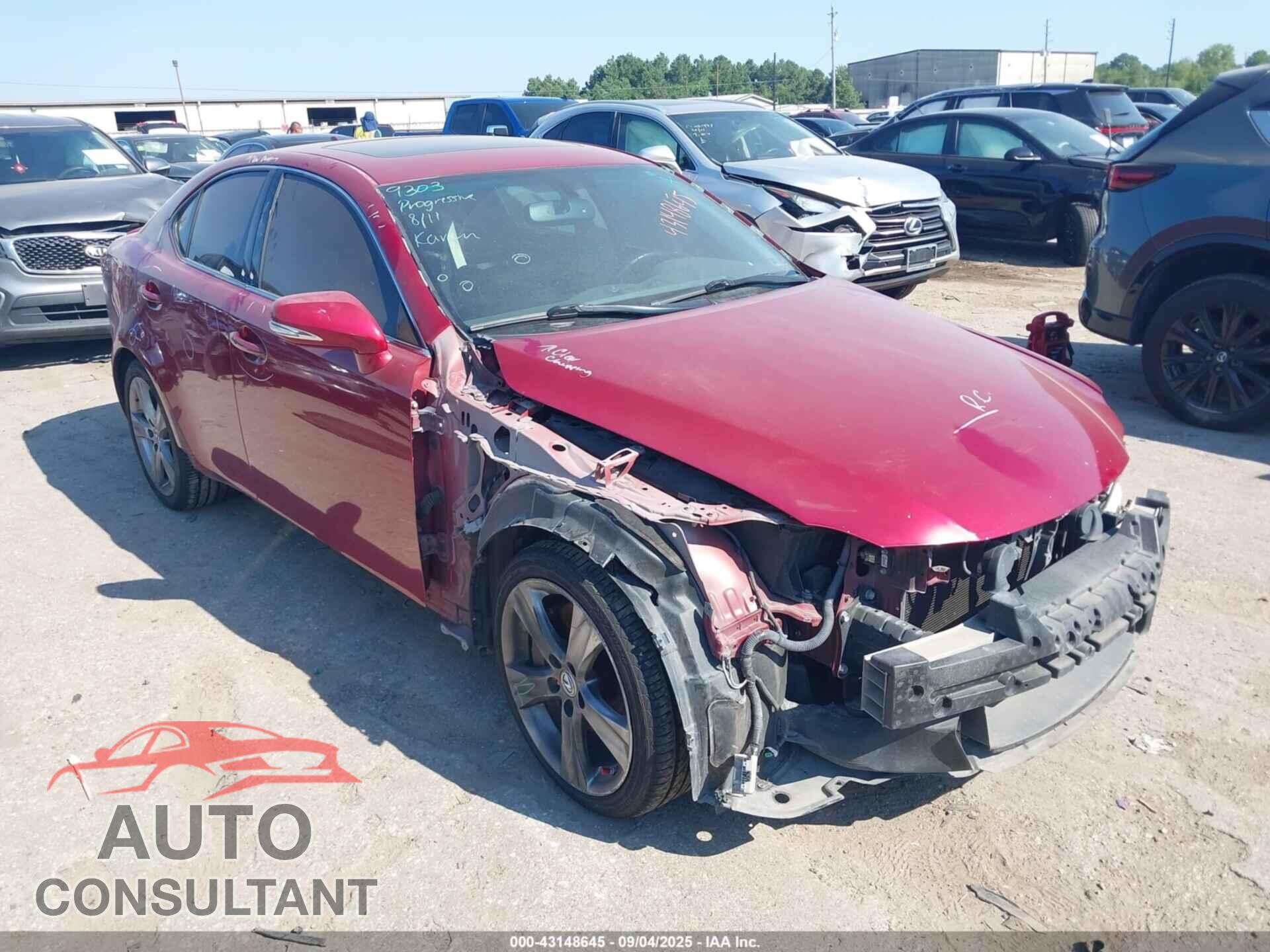 LEXUS IS 350 2011 - JTHBE5C26B5027194