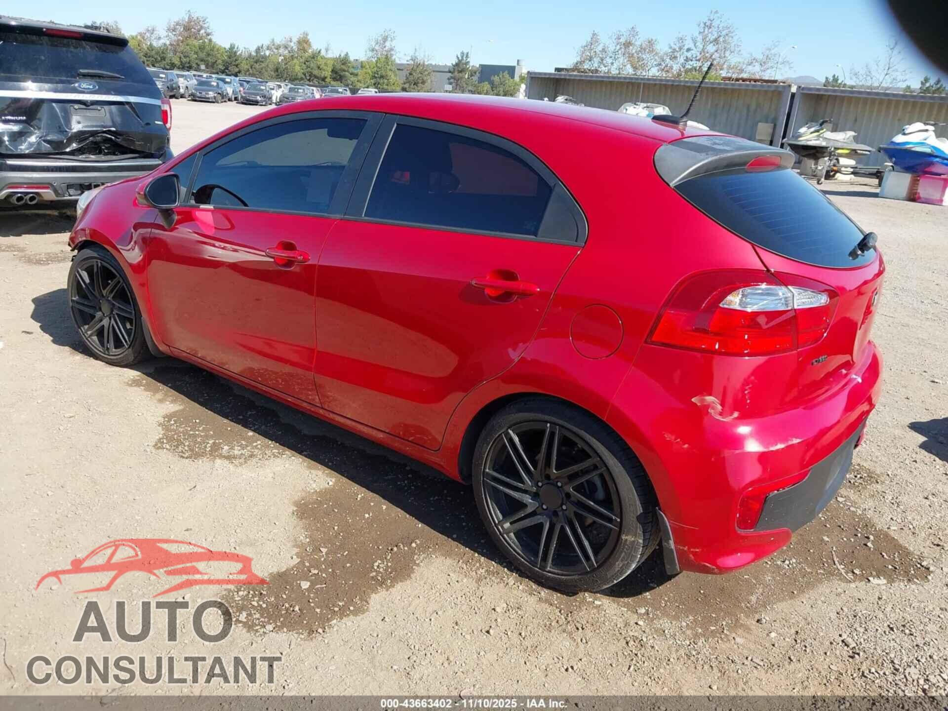 KIA RIO 2017 - KNADN5A35H6036264