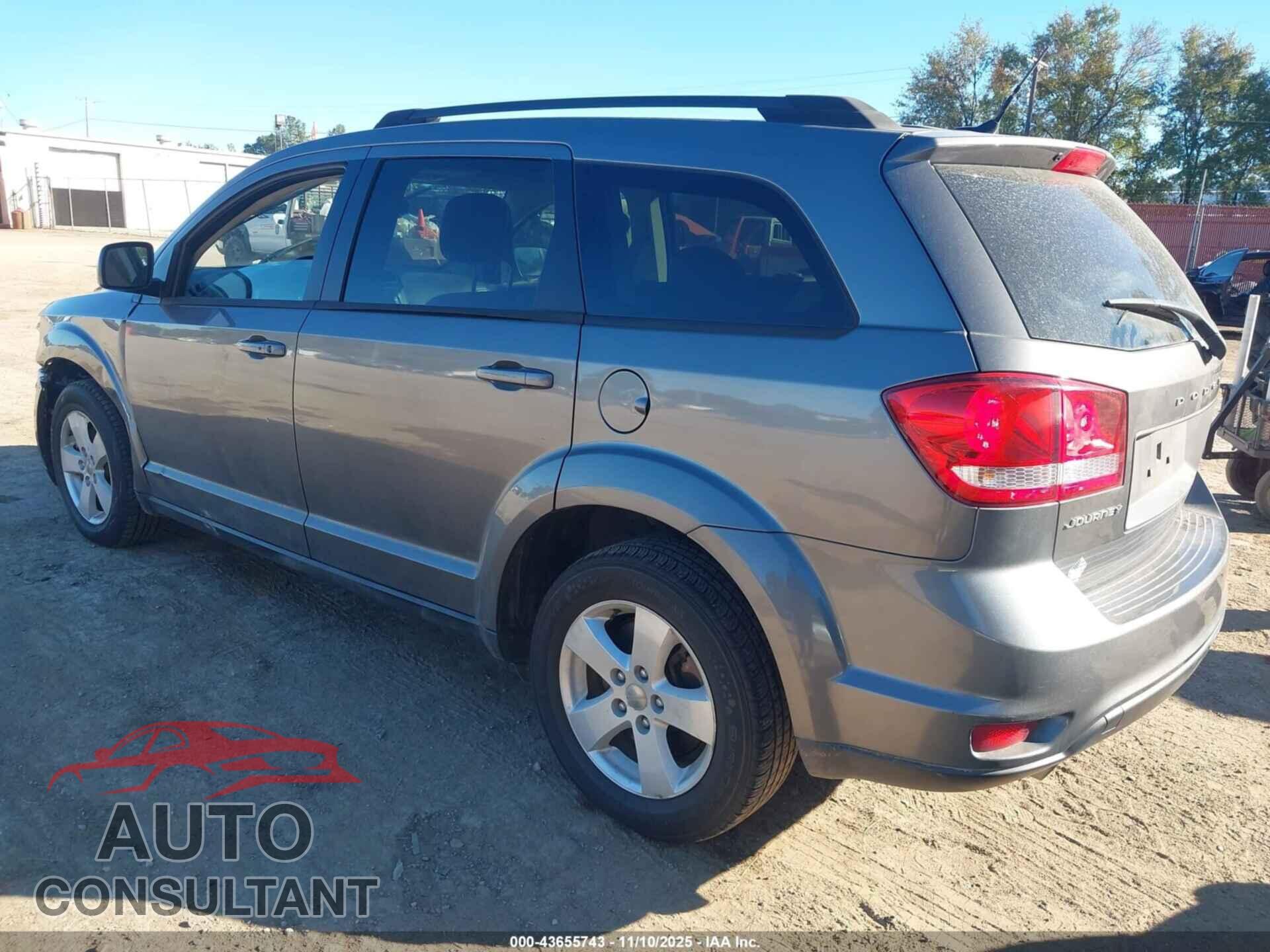 DODGE JOURNEY 2012 - 3C4PDCBG8CT361157