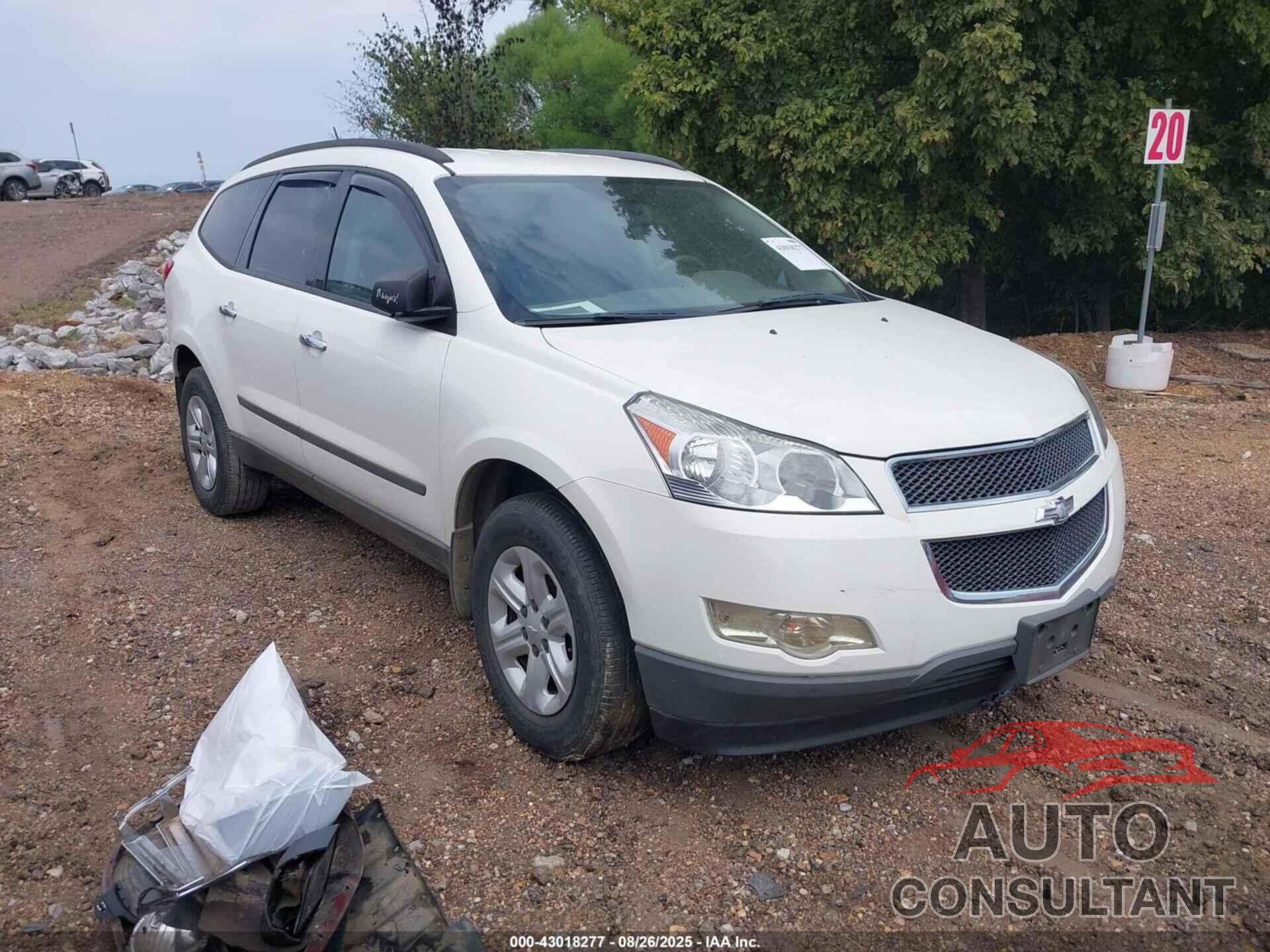 CHEVROLET TRAVERSE 2012 - 1GNKRFED1CJ424614
