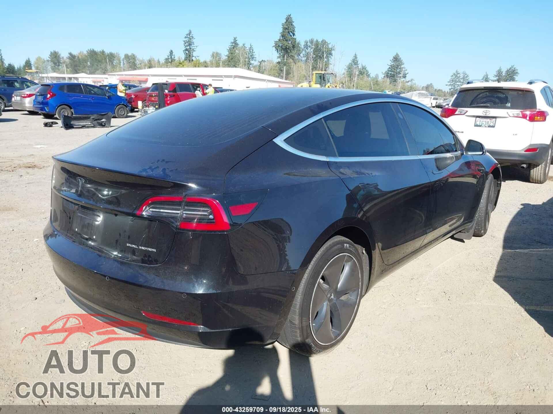 TESLA MODEL 3 2018 - 5YJ3E1EB3JF077110