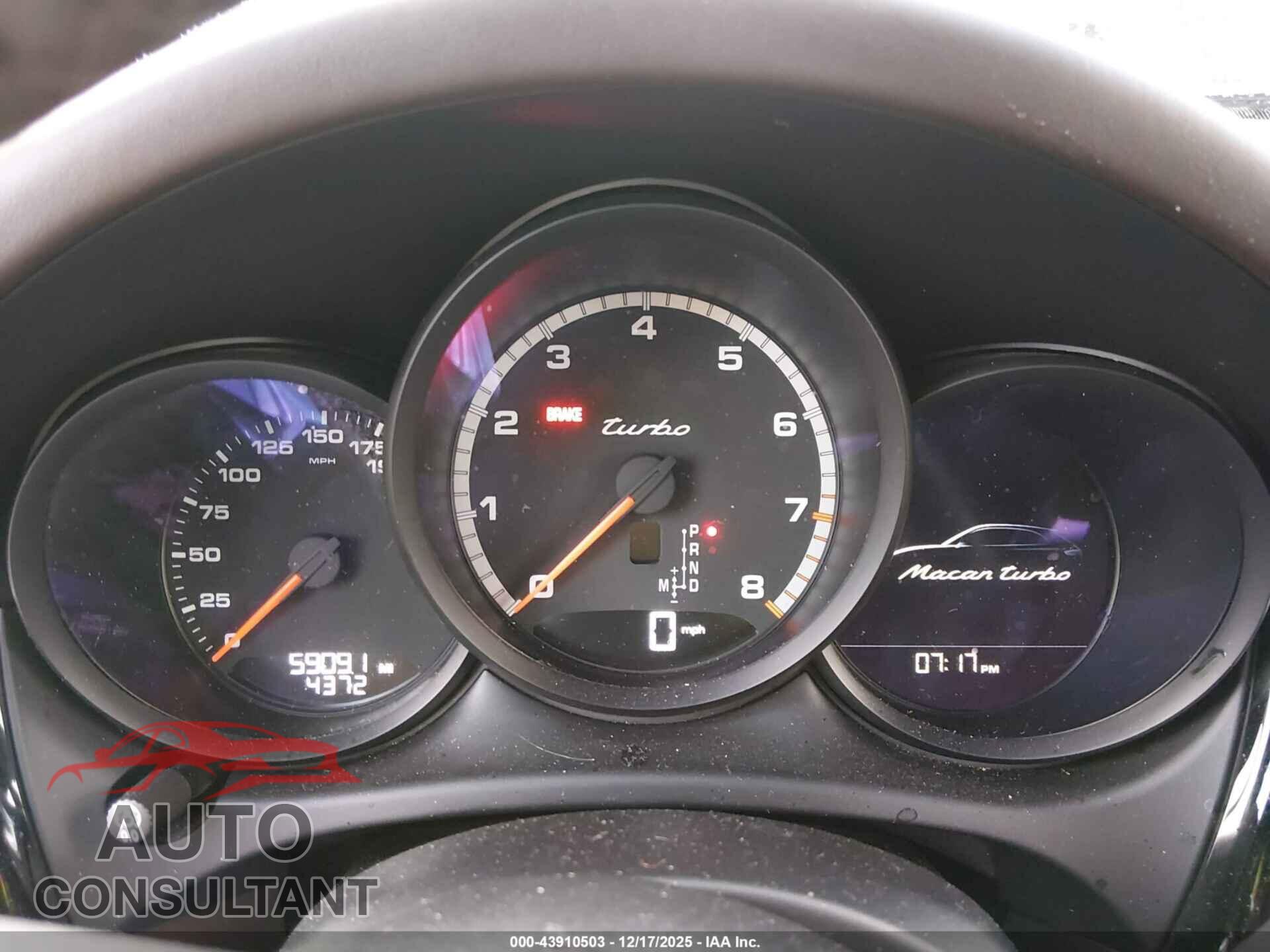 PORSCHE MACAN 2020 - WP1AF2A57LLB60841