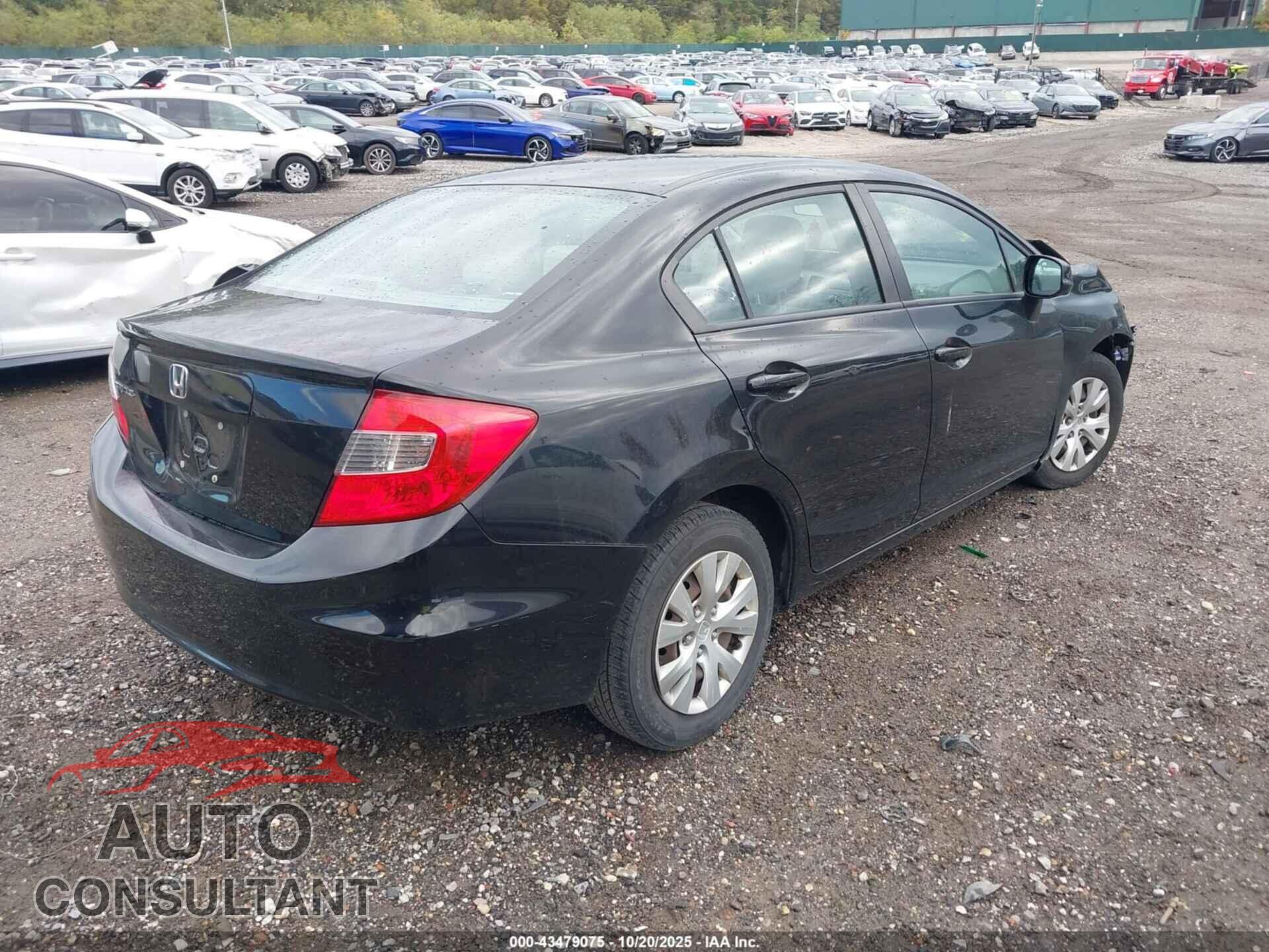 HONDA CIVIC 2012 - 2HGFB2F53CH302158