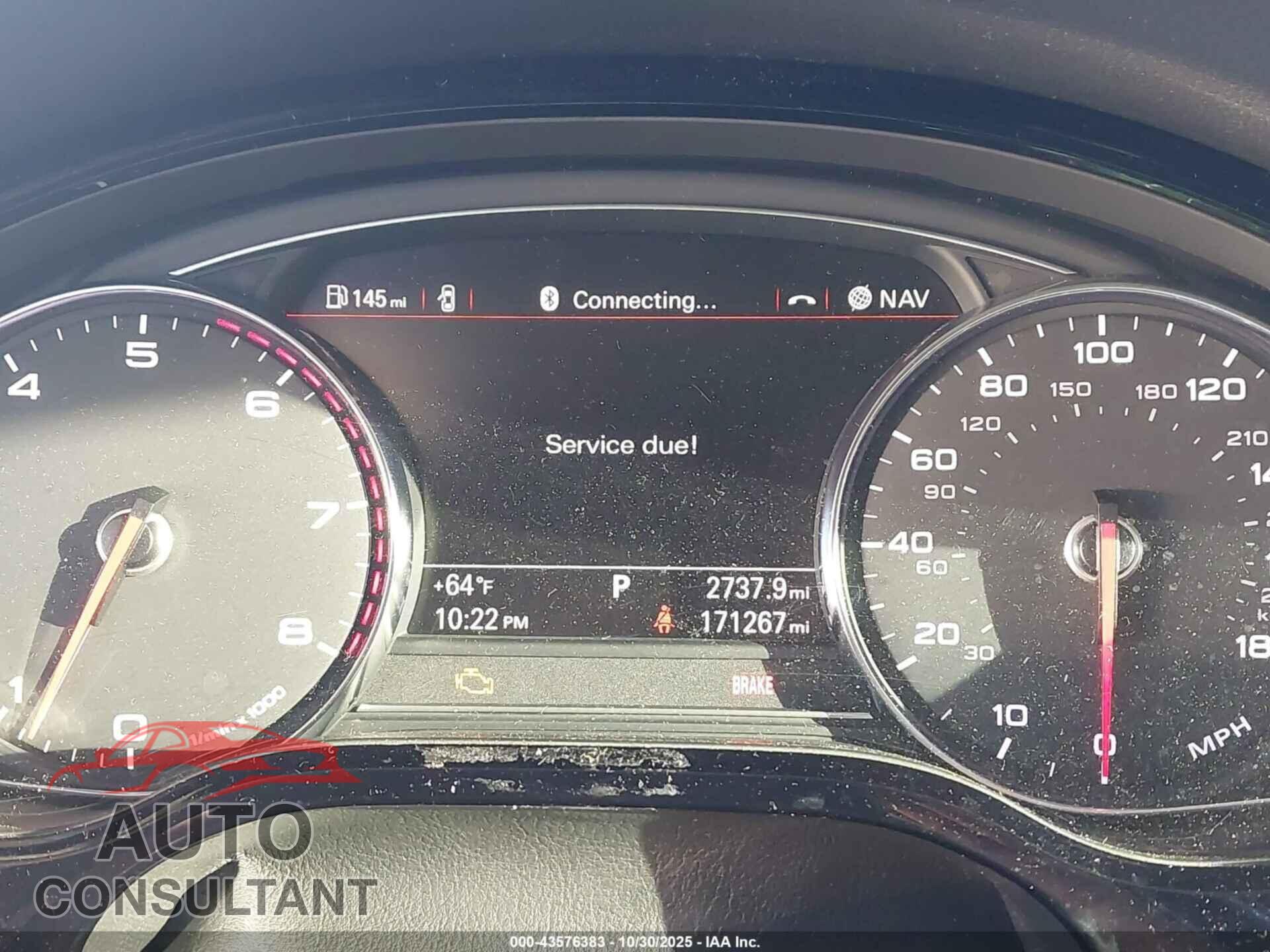 AUDI A8 L 2013 - WAUR2AFD0DN018666