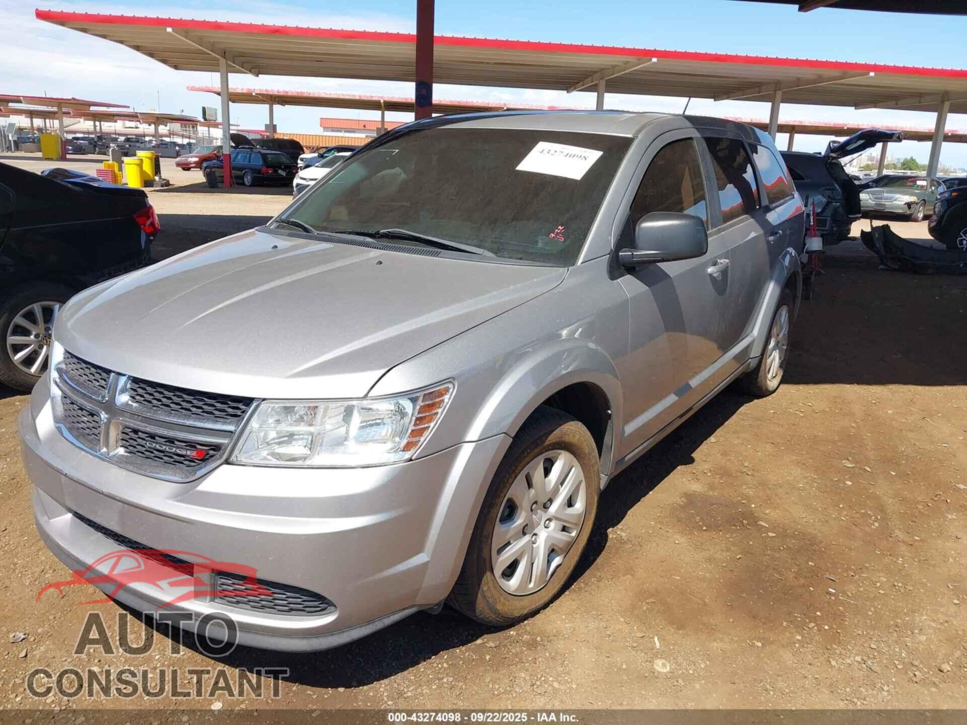 DODGE JOURNEY 2015 - 3C4PDCAB0FT597957